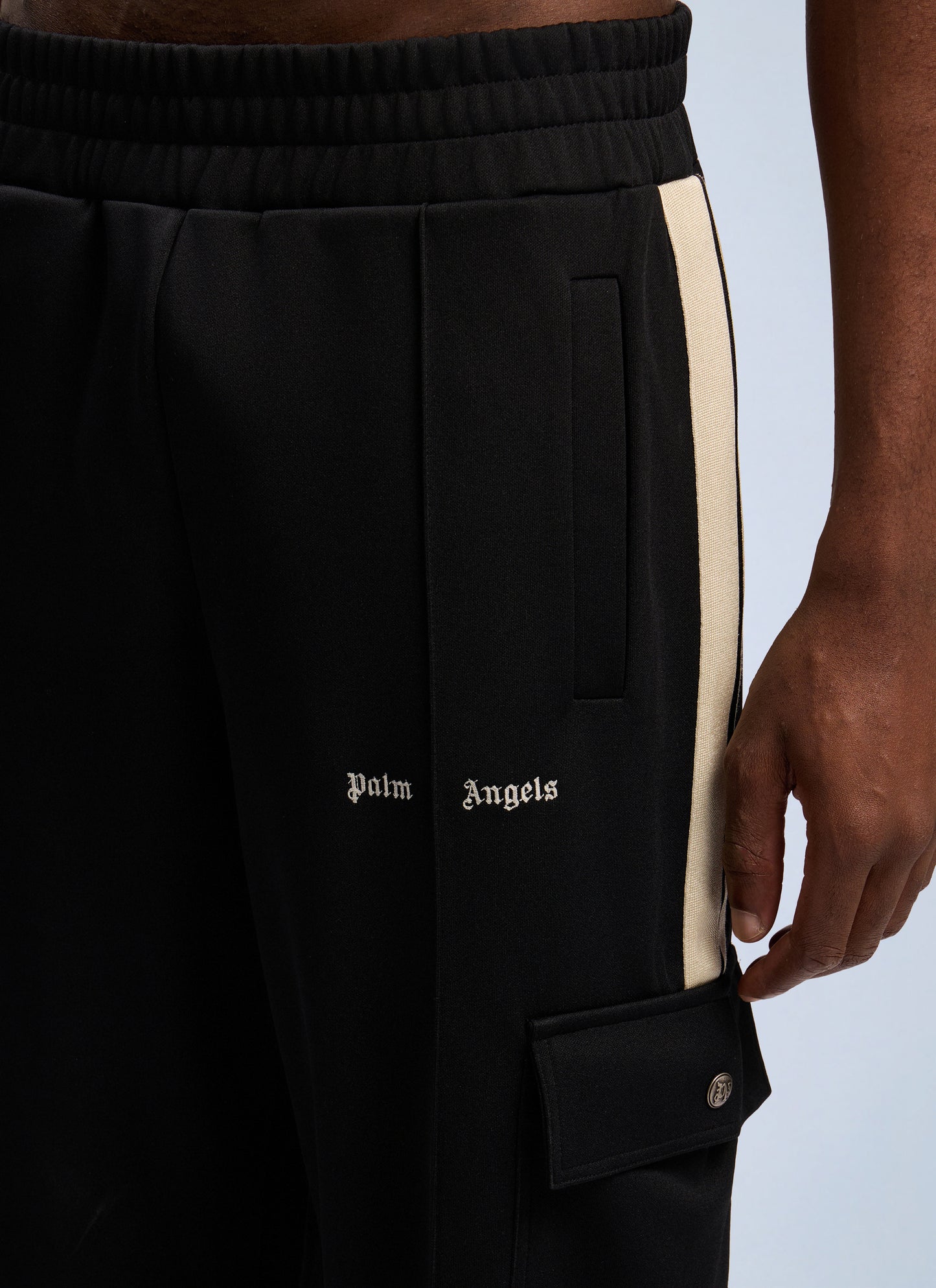 Palm Angels Men Classic Logo Cargo Track Pants PALM ANGELS