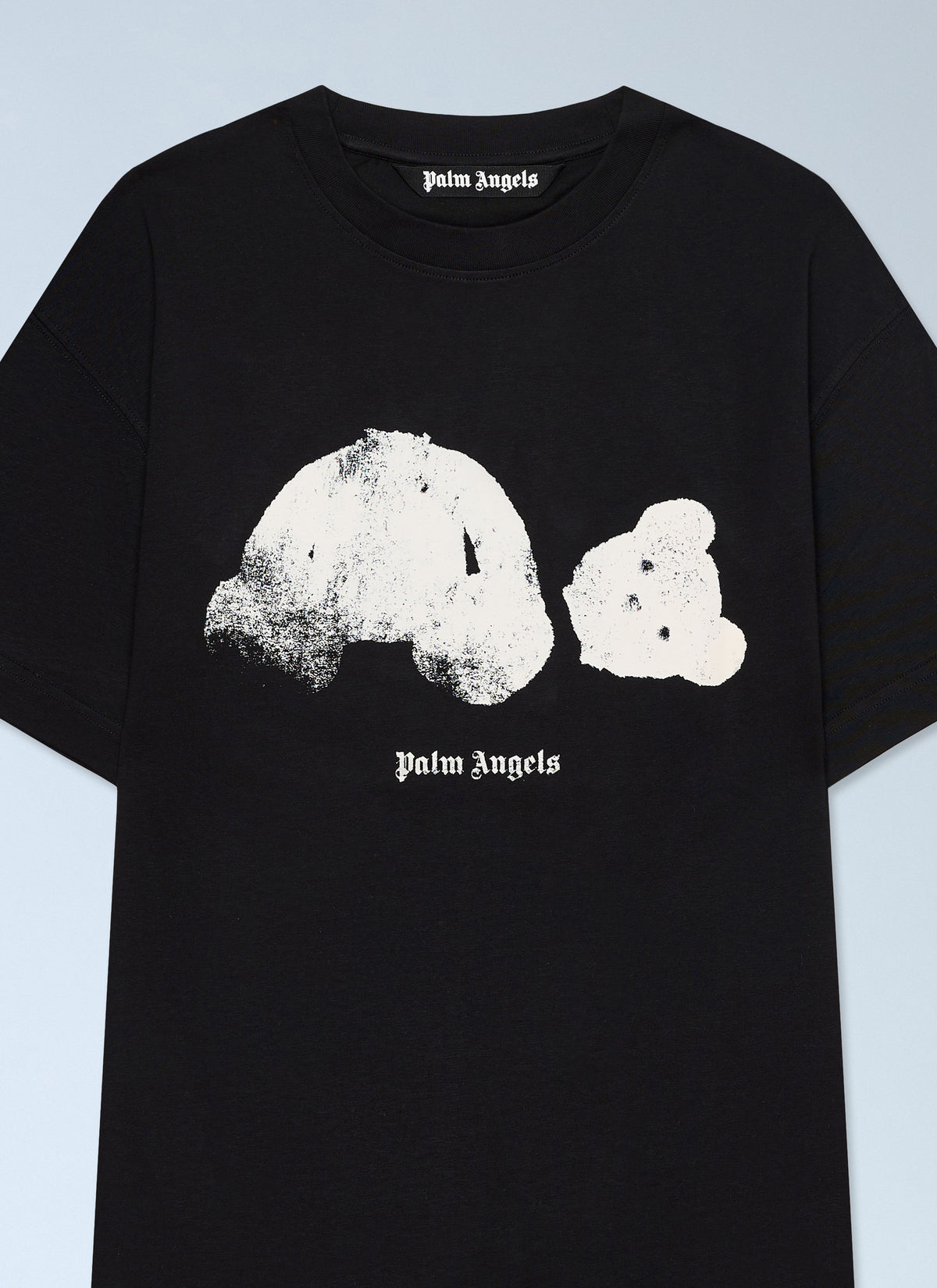 Palm Angels Men Spray Broken Bear T-Shirt PALM ANGELS