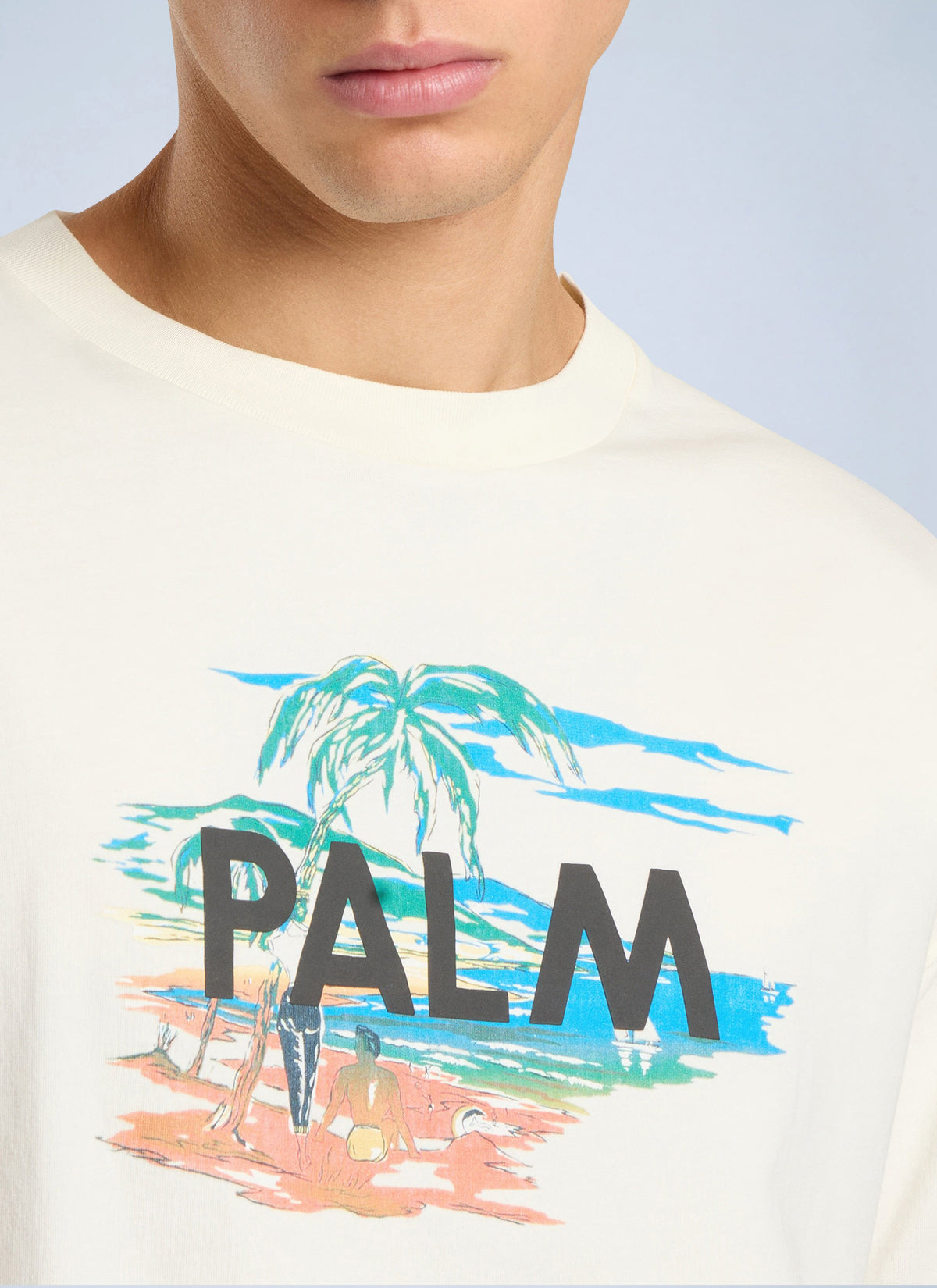 Palm Angels Men Palm Island Regular T-Shirt PALM ANGELS