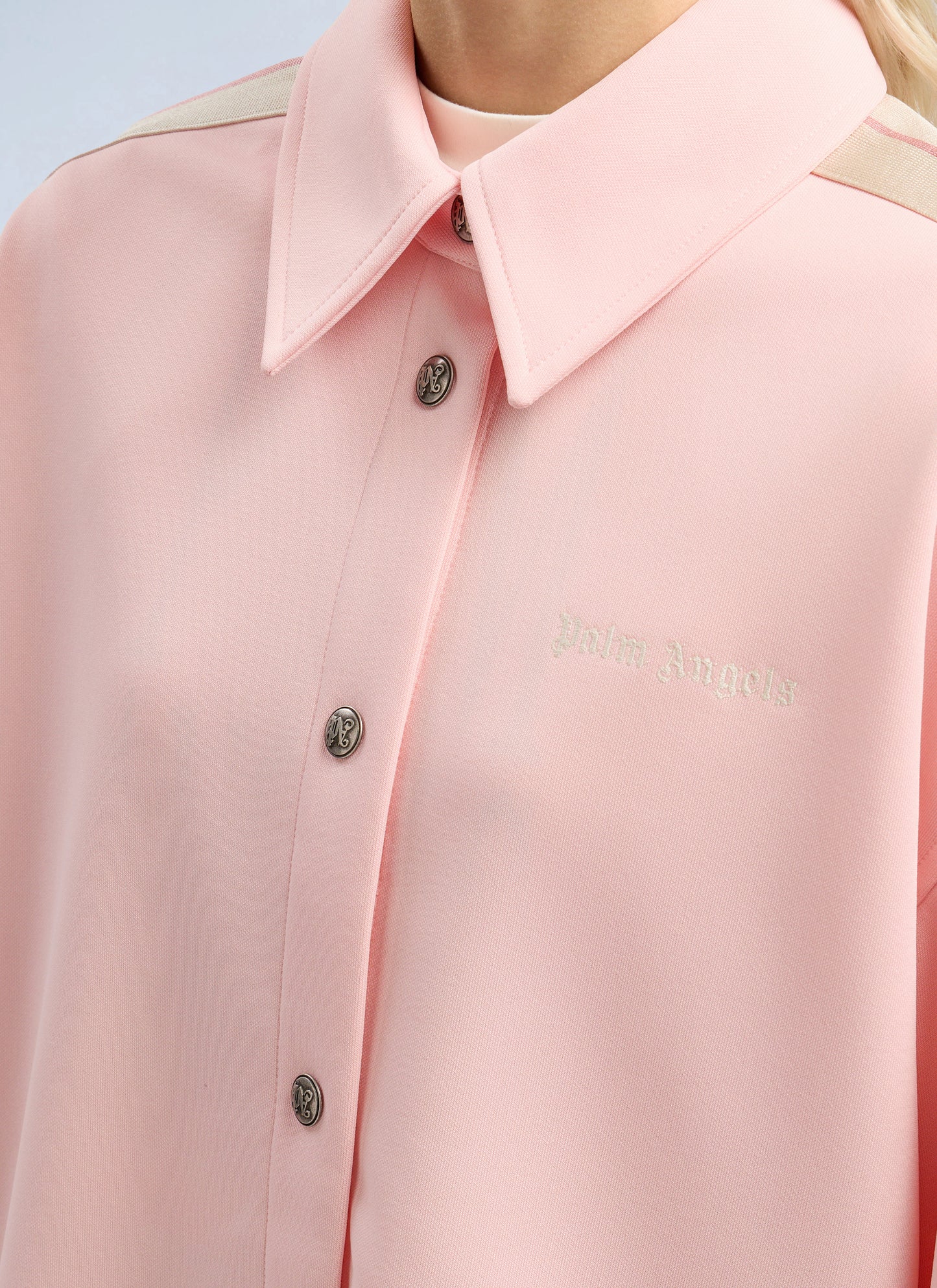 Palm Angels Women Classic Logo Tonal Track Shirt PALM ANGELS