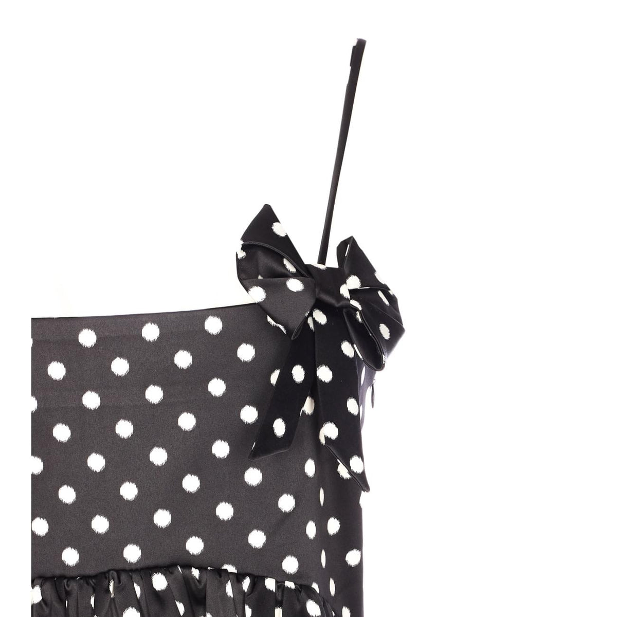 Ganni Women Polka Dots Satin Mini Dress GANNI
