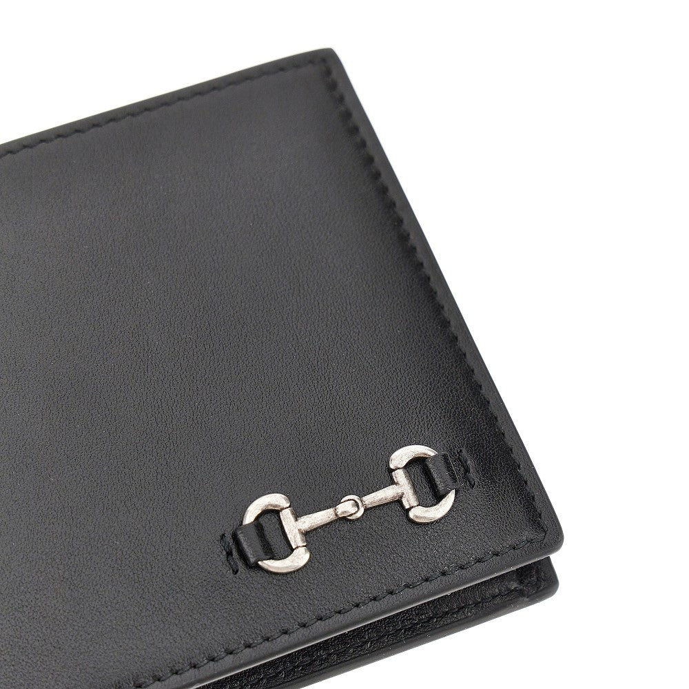 Gucci Men Leather Wallet With Horsebit Detail GUCCI