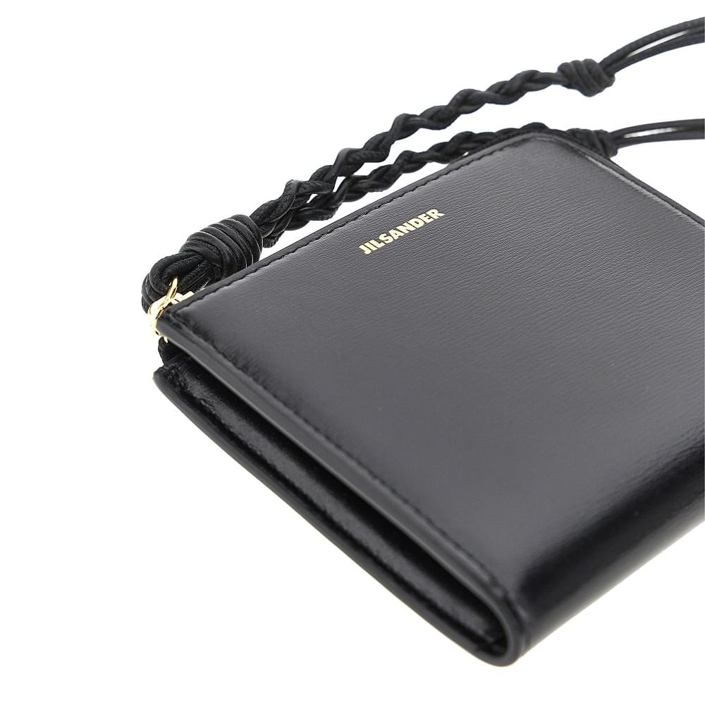 Jil Sander Women 'Tangle' Leather Zippered Cardholder JIL SANDER