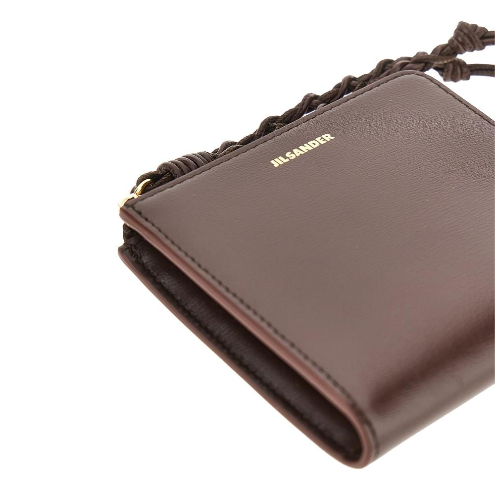 Jil Sander Women 'Tangle' Leather Zippered Cardholder JIL SANDER