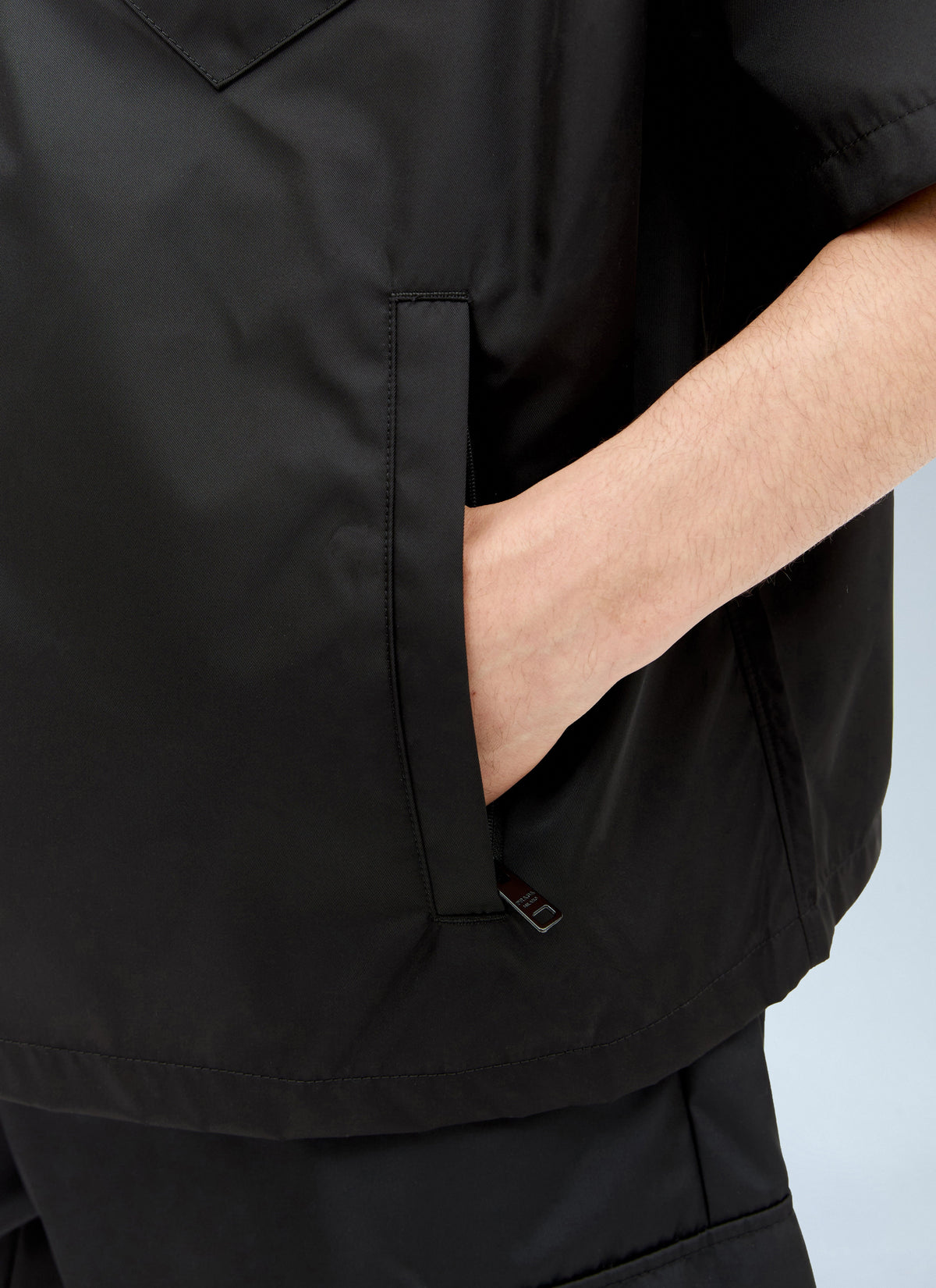 Prada Men Re-Nylon Short Sleeved Shirt PRADA