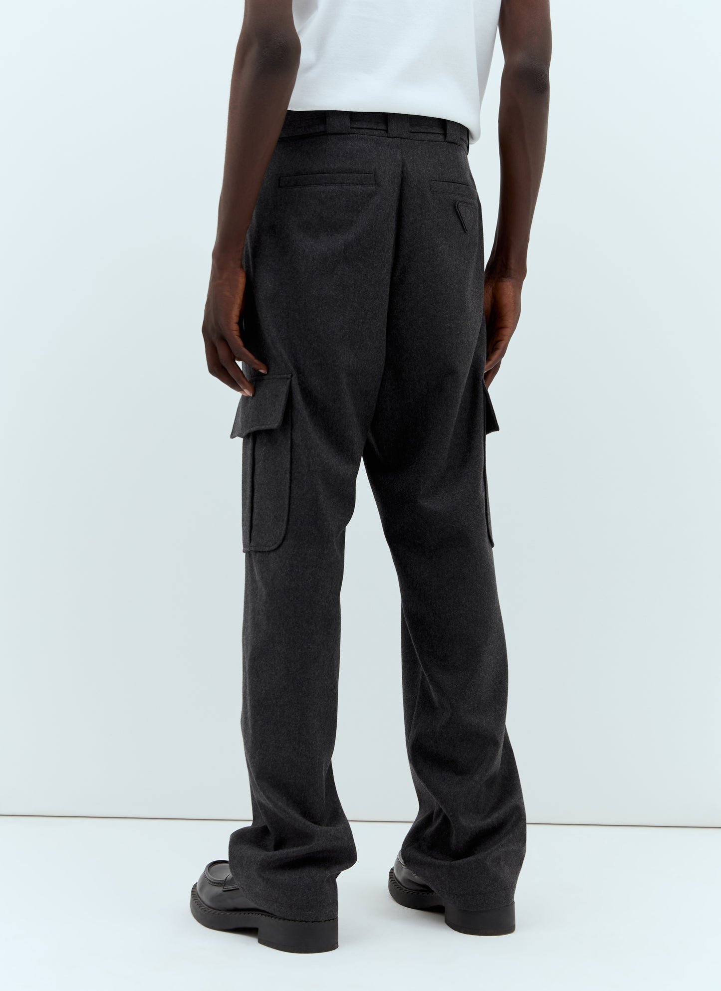 Prada Men Flannel Cargo Pants PRADA