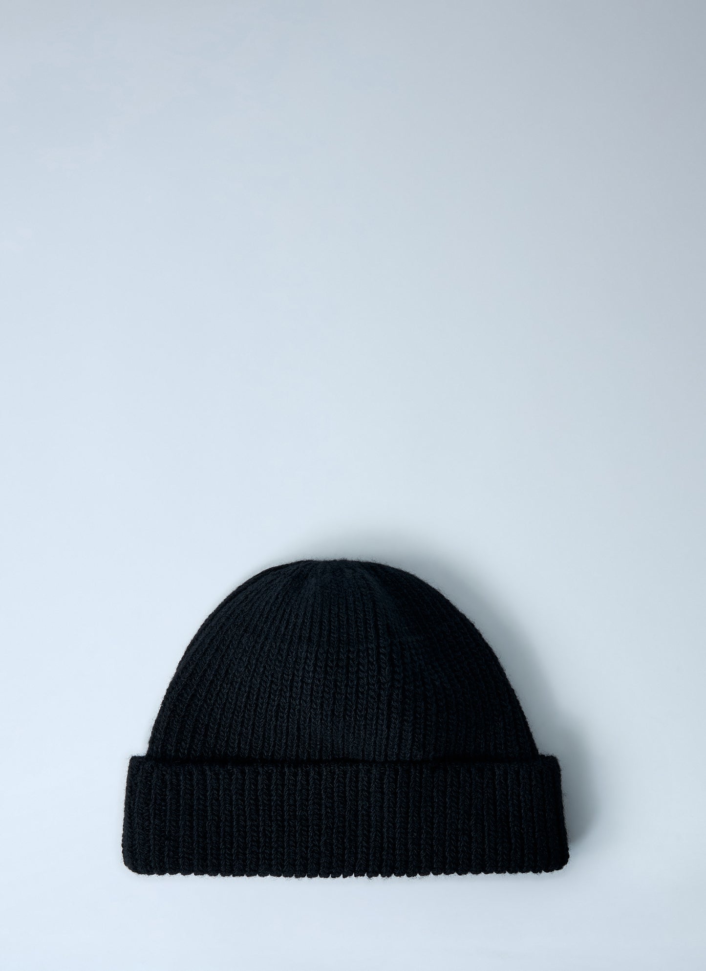 Prada Men Logo Motif Wool And Cashmere Beanie Hat PRADA