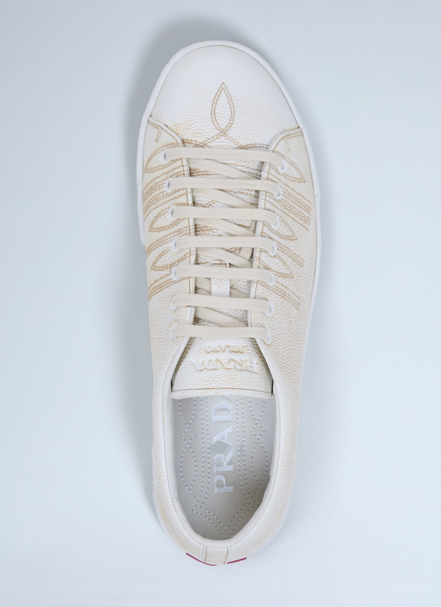 Prada Men Leather Sneakers PRADA