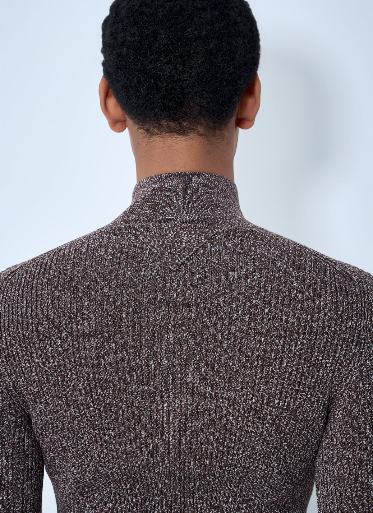 Prada Men High Neck Zip Sweater PRADA