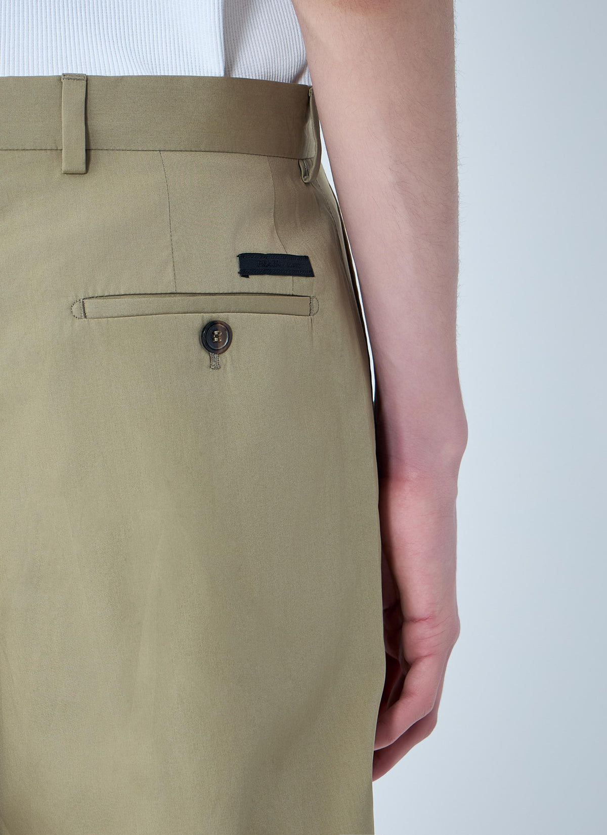 Prada Men Button Patch Pocket Trousers PRADA