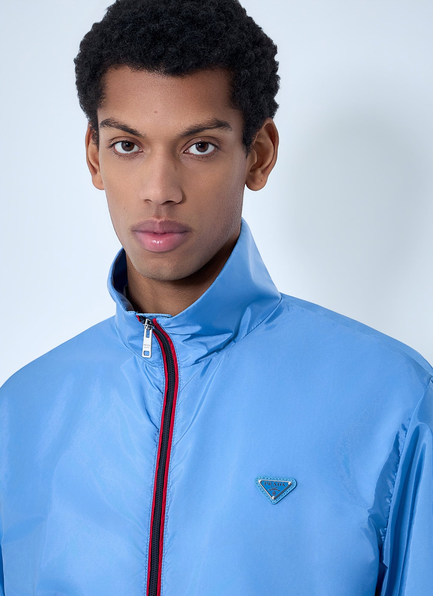 Prada Men High-Neck Zip Jacket PRADA