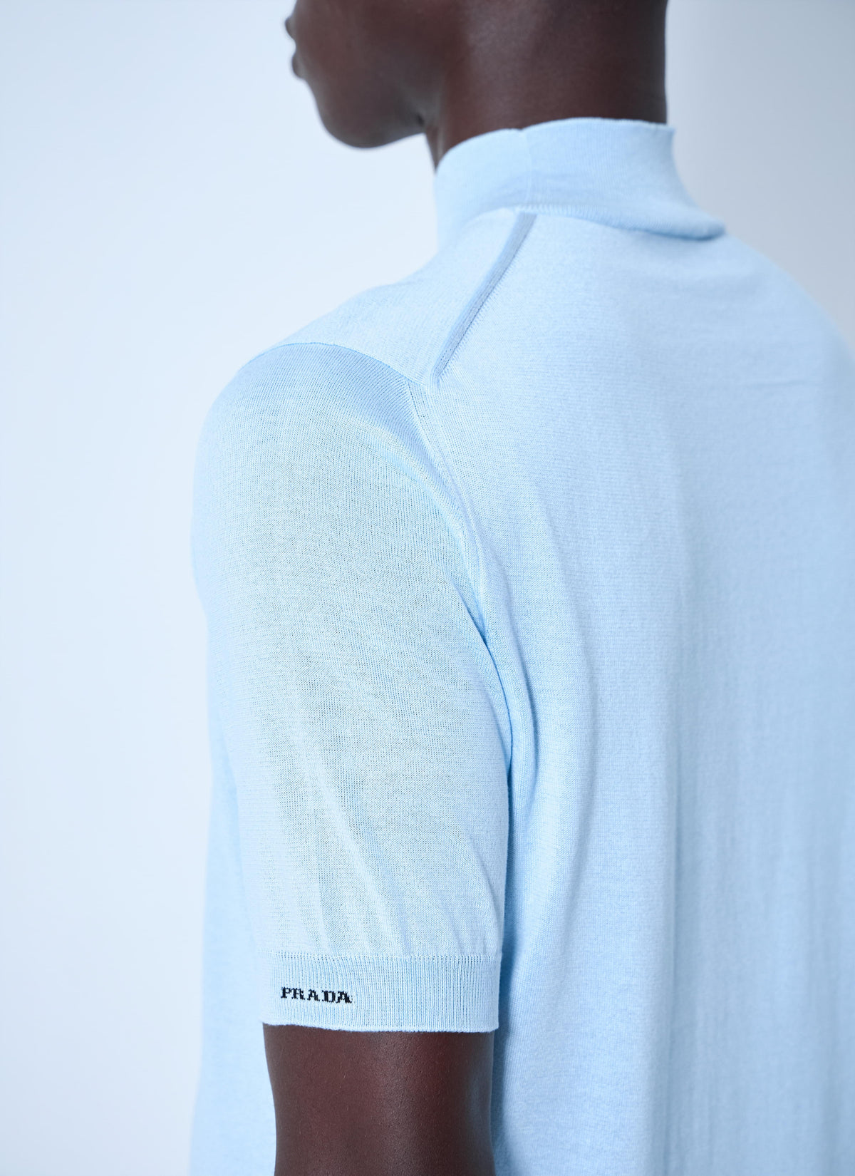 Prada Men Ribbed Turtleneck T-Shirt PRADA