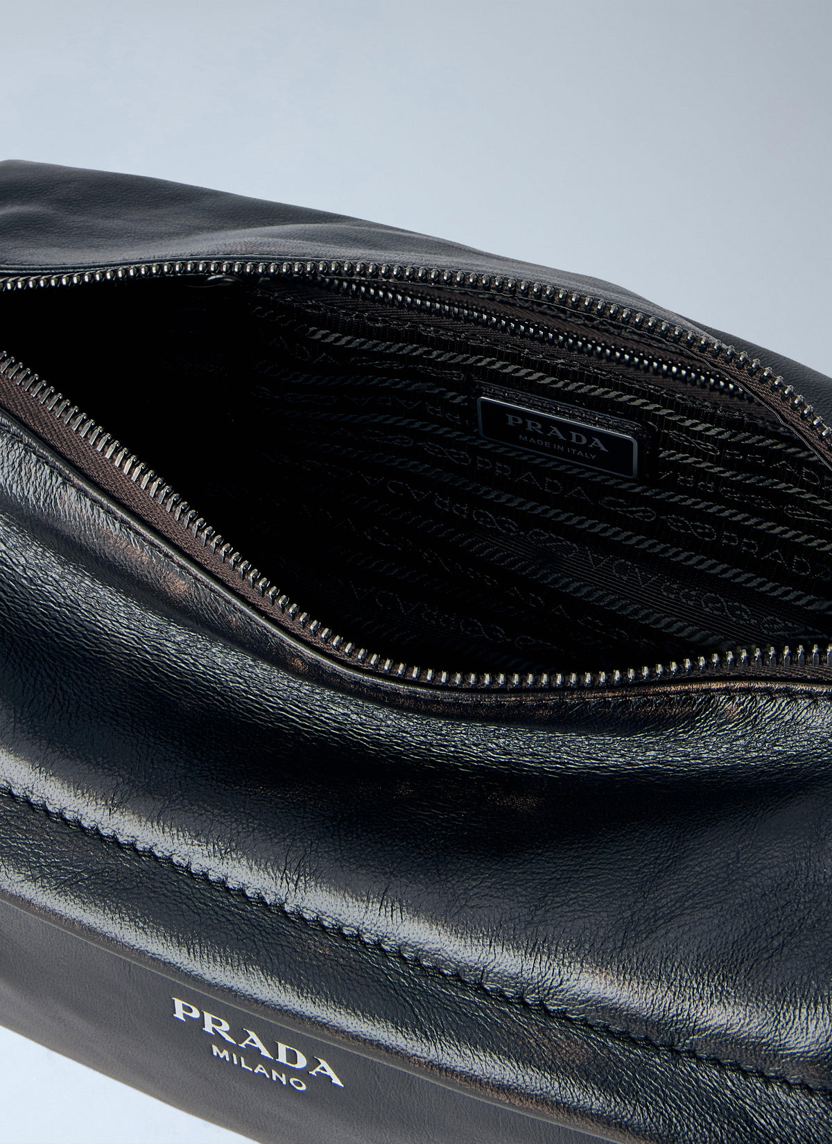 Prada Men Distressed Nappa Leather Shoulder Bag PRADA