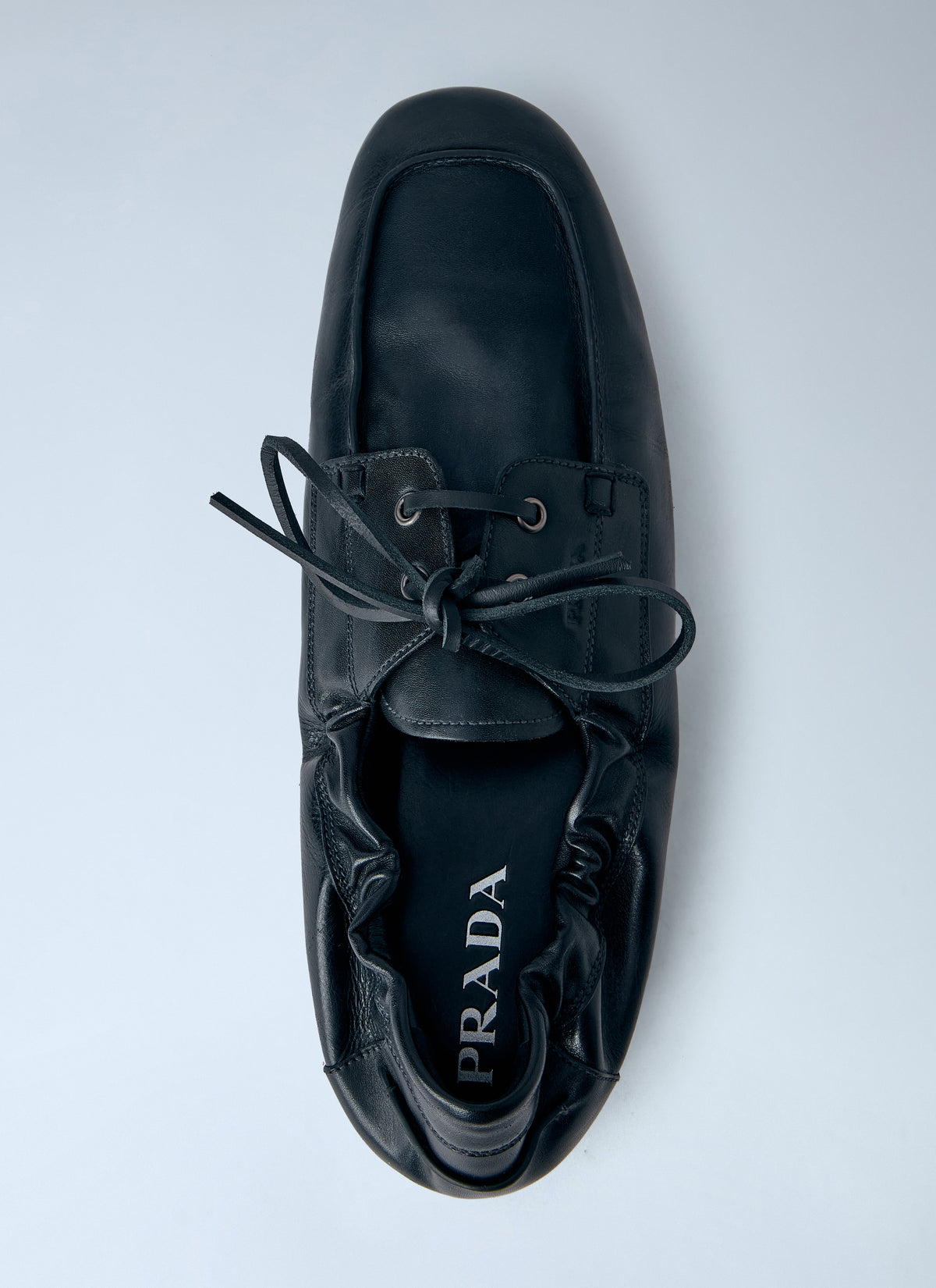 Prada Men Leather Moccasins PRADA