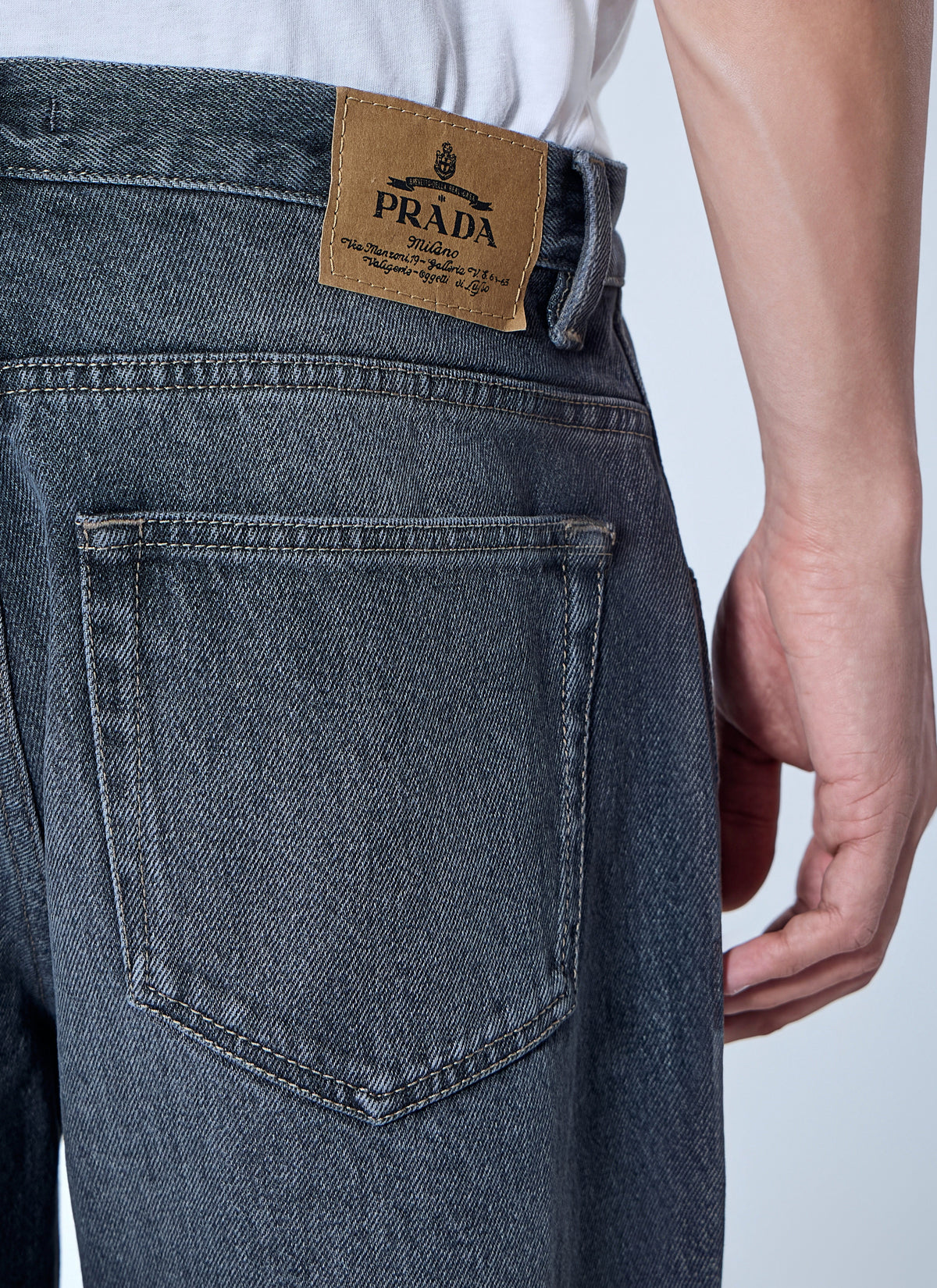 Prada Men Five-Pocket Denim Jeans PRADA