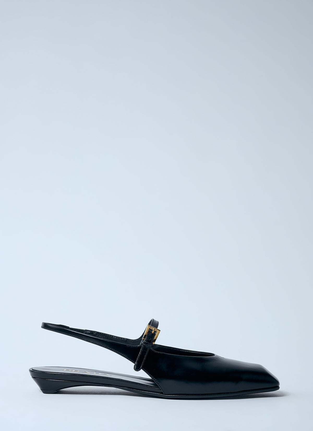 Prada Women Leather Slingback Ballerina Pumps PRADA