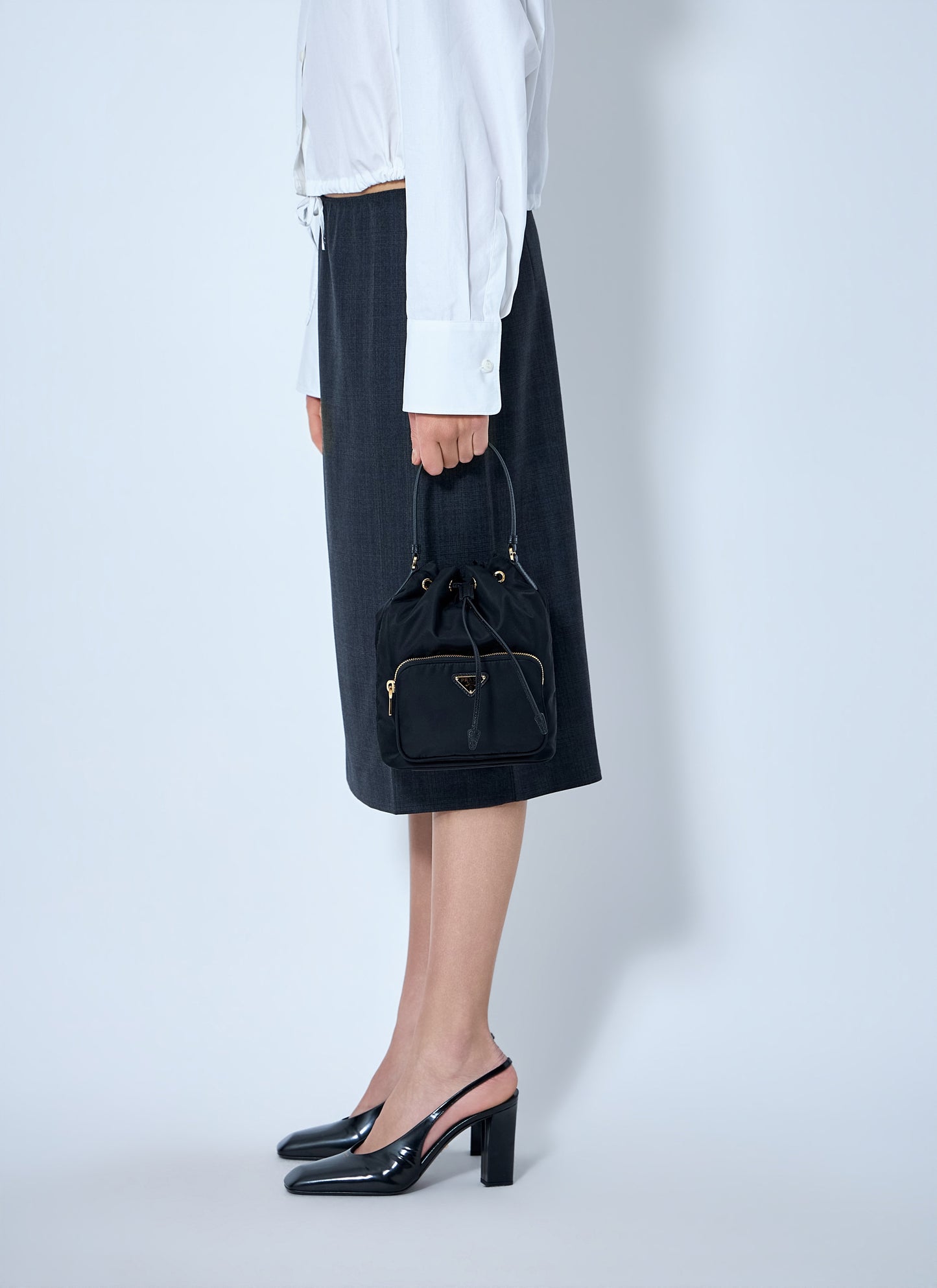 Prada Women Re-Nylon Bucket Bag PRADA