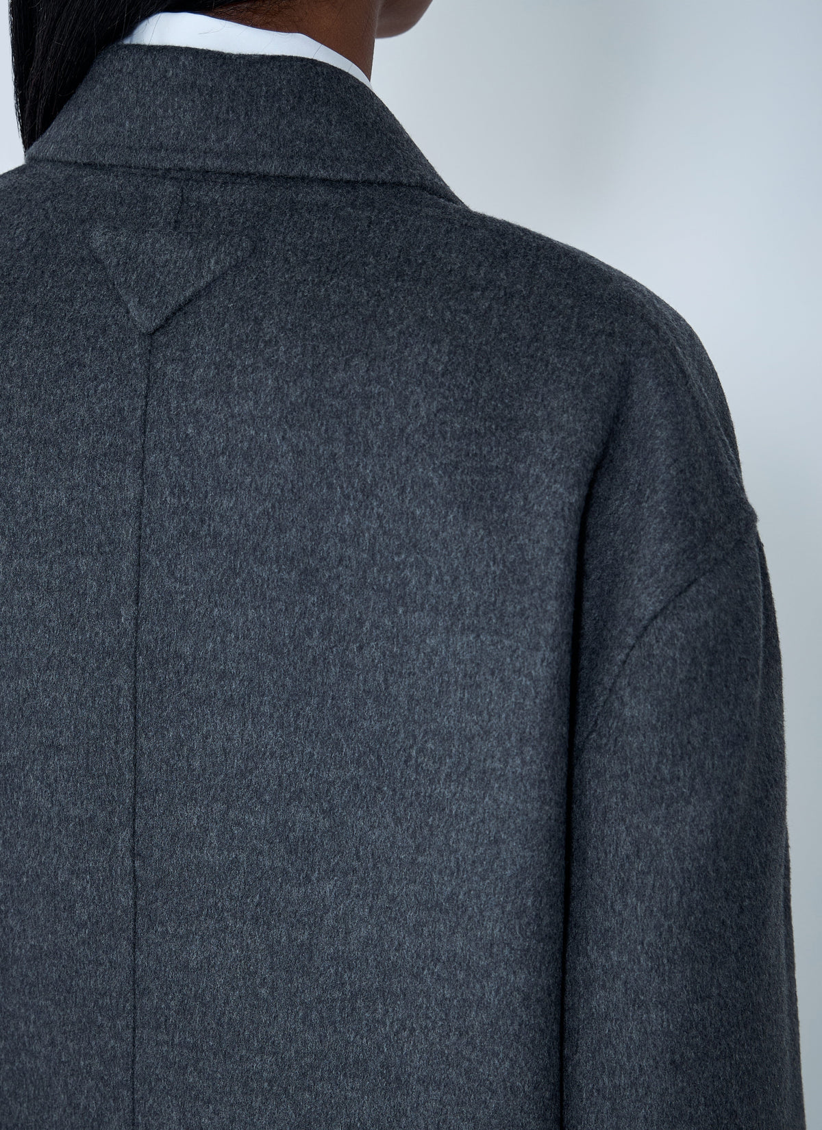 Prada Women Long Wool-Blend Coat PRADA