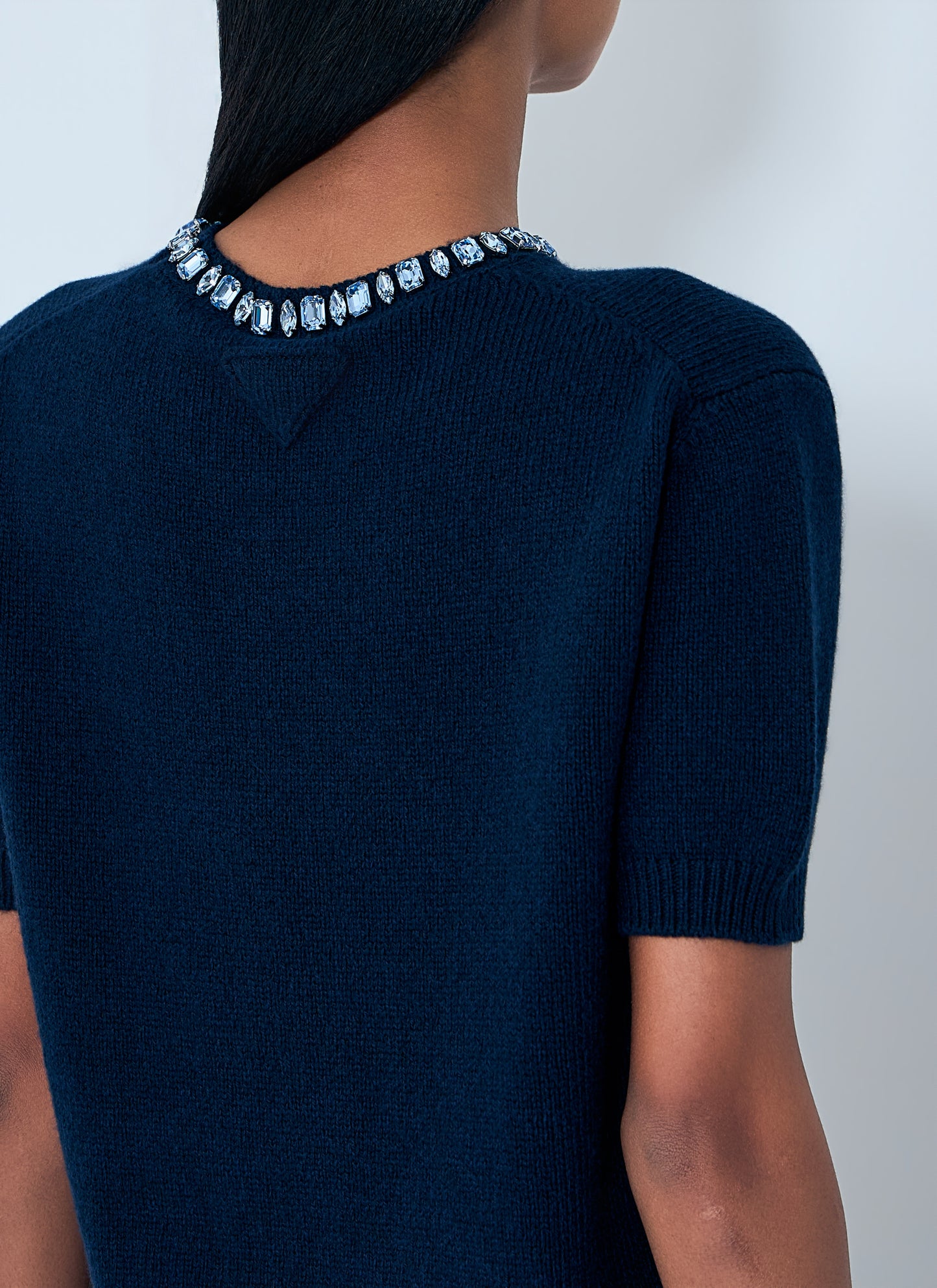 Prada Women Wool And Cashmere Crew-Neck Sweater PRADA