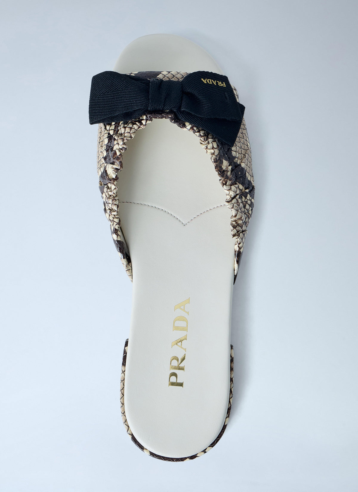 Prada Women Textured Slide Sandals PRADA