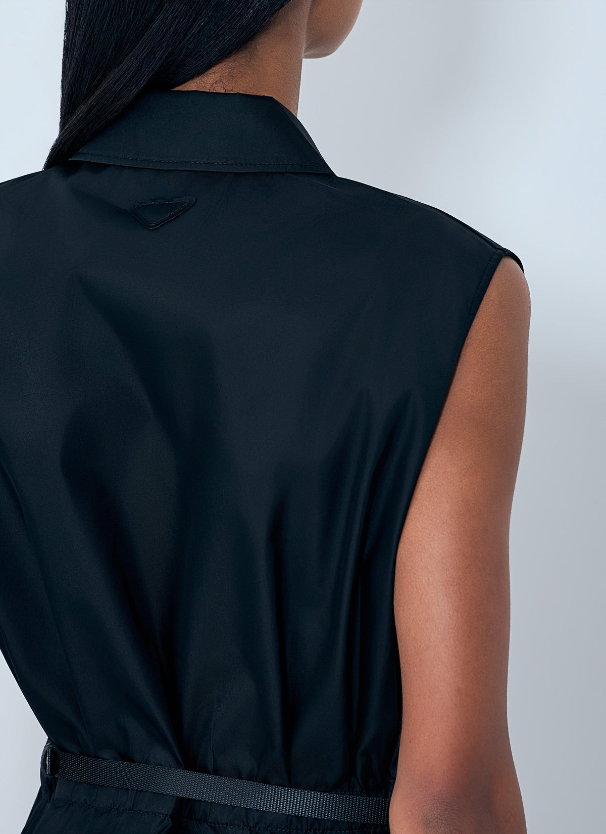 Prada Women Re-Nylon Belted Mini Dress PRADA