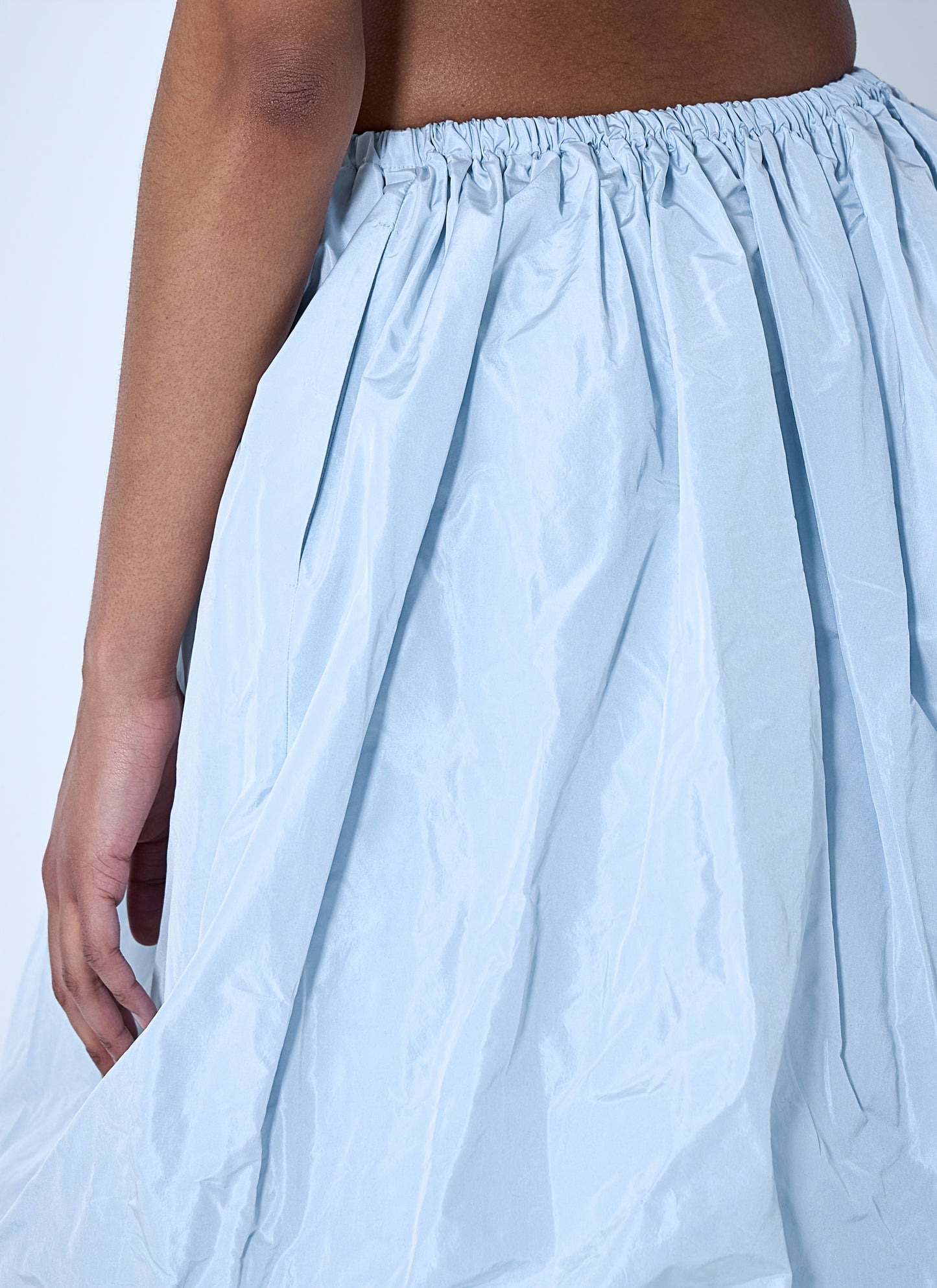 Prada Women Balloon Skirt In Structured Fabric PRADA