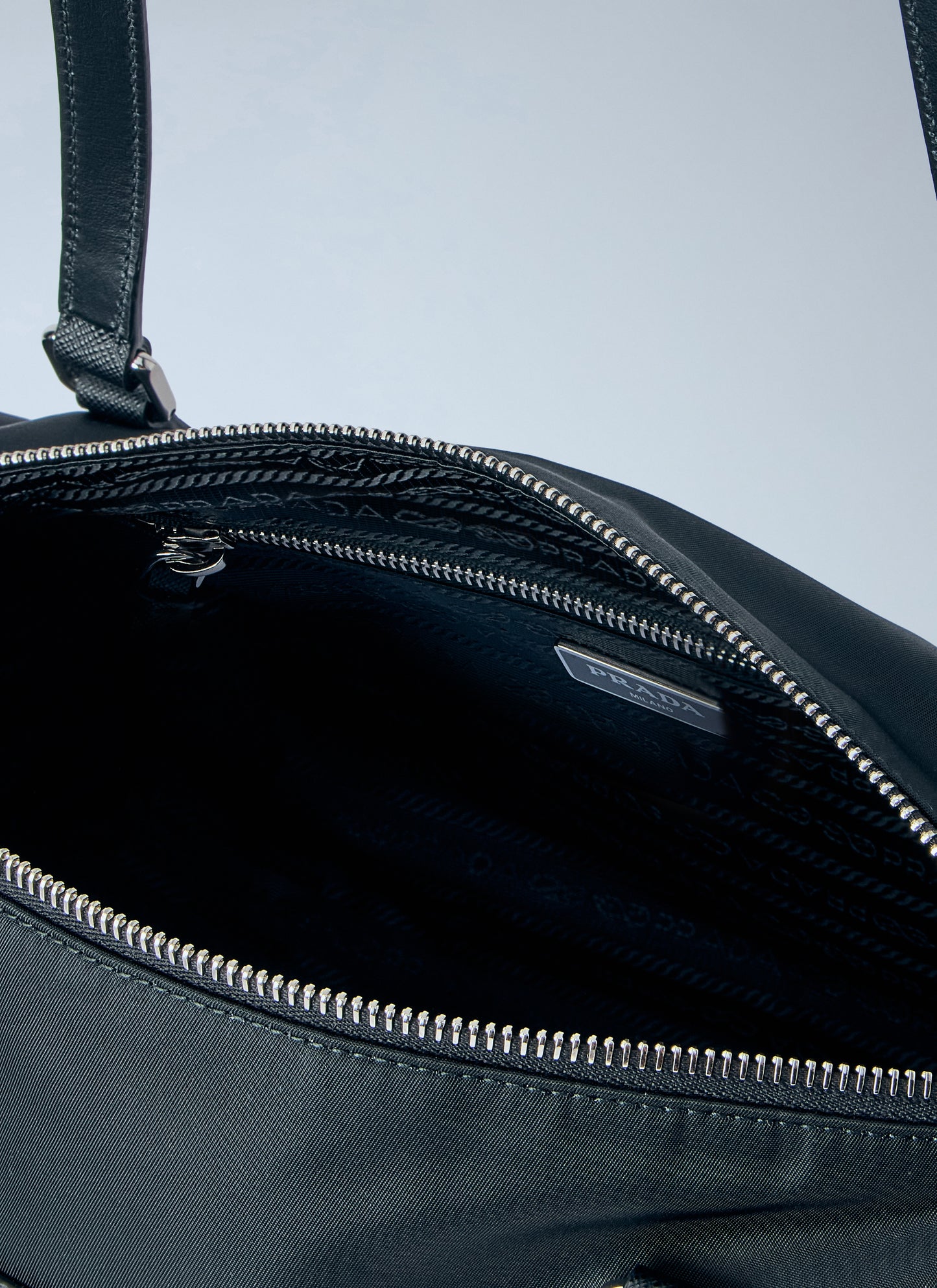 Prada Women Bauletto Large In Re-Nylon E Saffiano PRADA