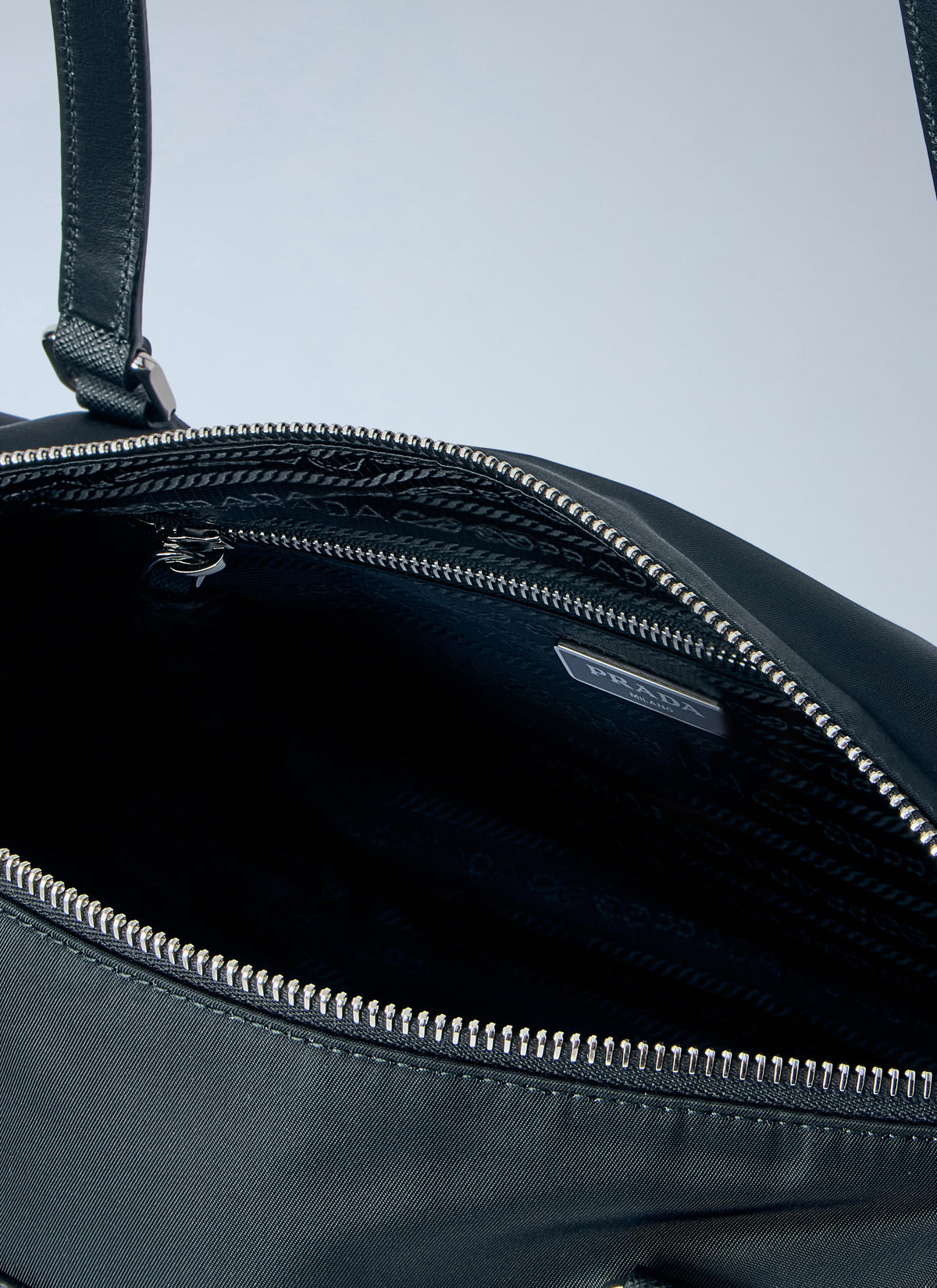 Prada Women Bauletto Large In Re-Nylon E Saffiano PRADA
