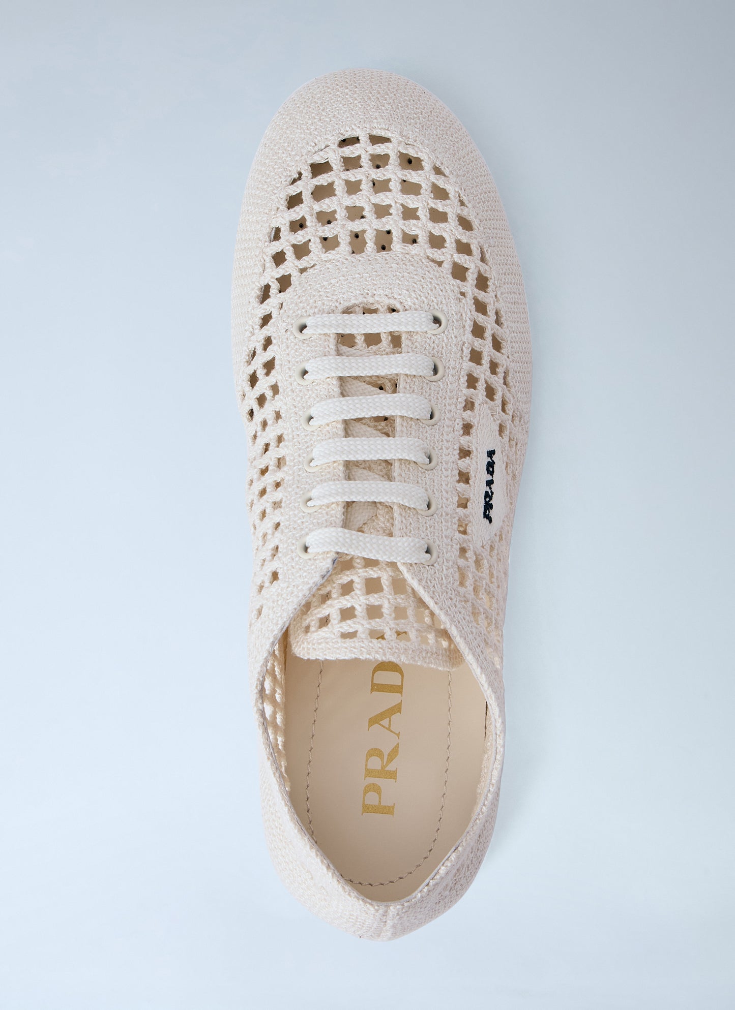 Prada Women Collapse Crochet Sneakers PRADA