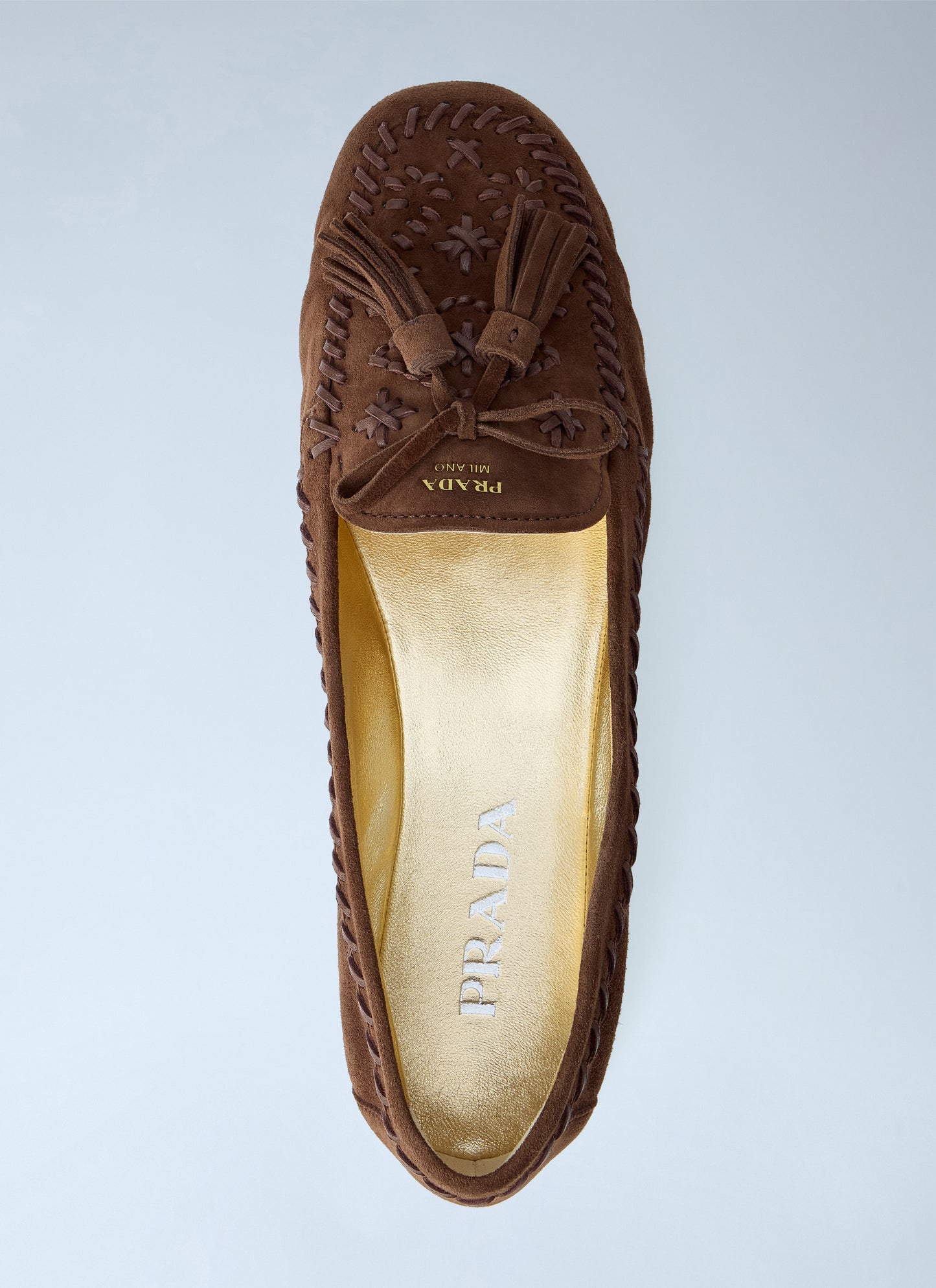 Prada Women Suede Loafers PRADA