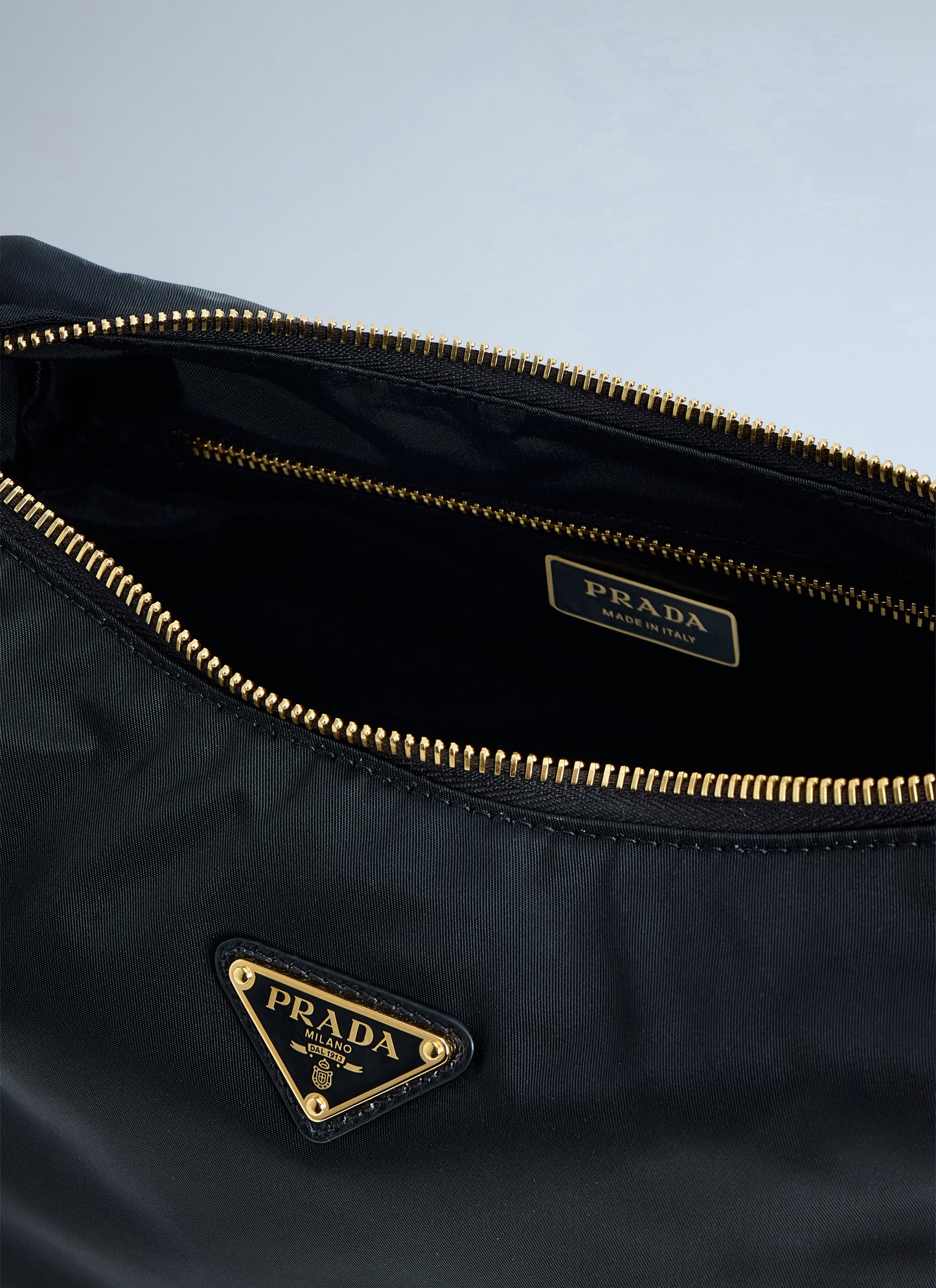 Prada Women Explore Large Re-Nylon And Leather Shoulder Bag PRADA