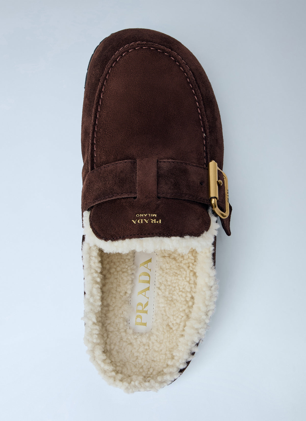 Prada Women Suede Mules PRADA