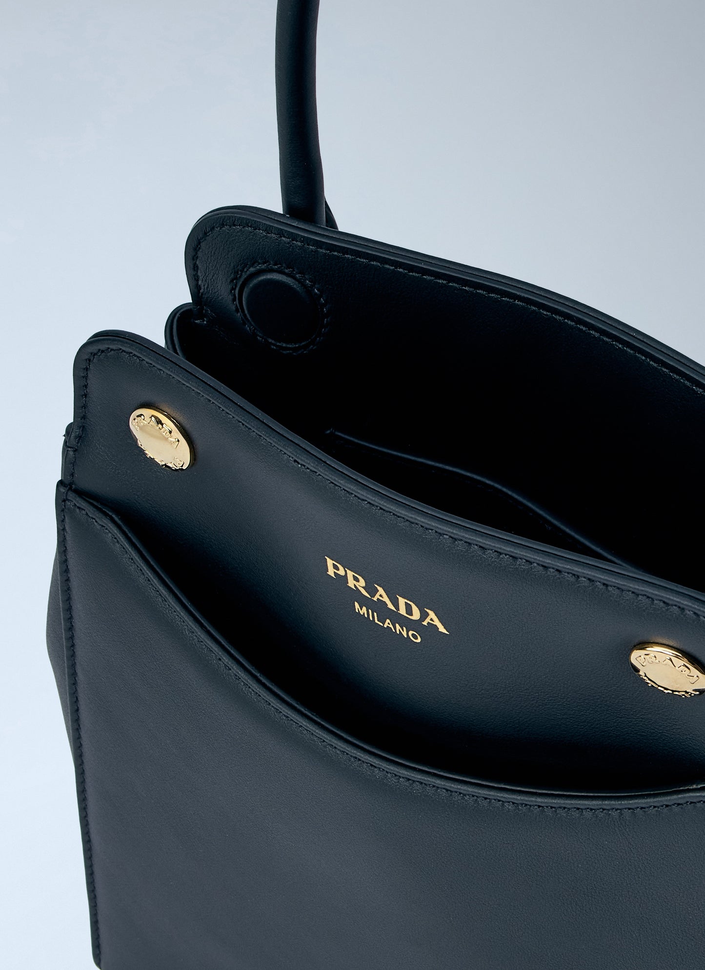 Prada Women Carry Mini Leather Handbag PRADA