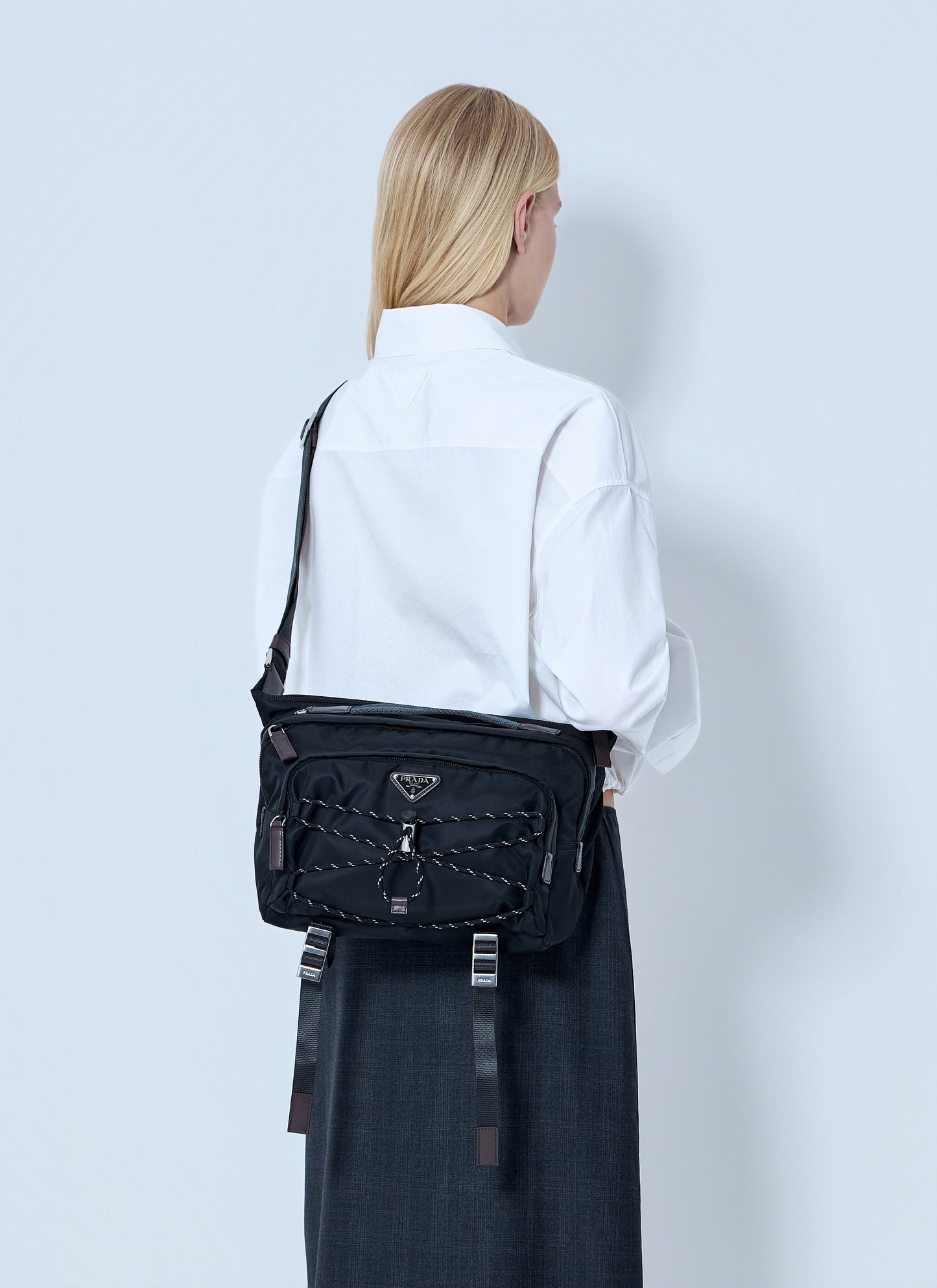 Prada Women Speedrock Re-Nylon Shoulder Bag PRADA