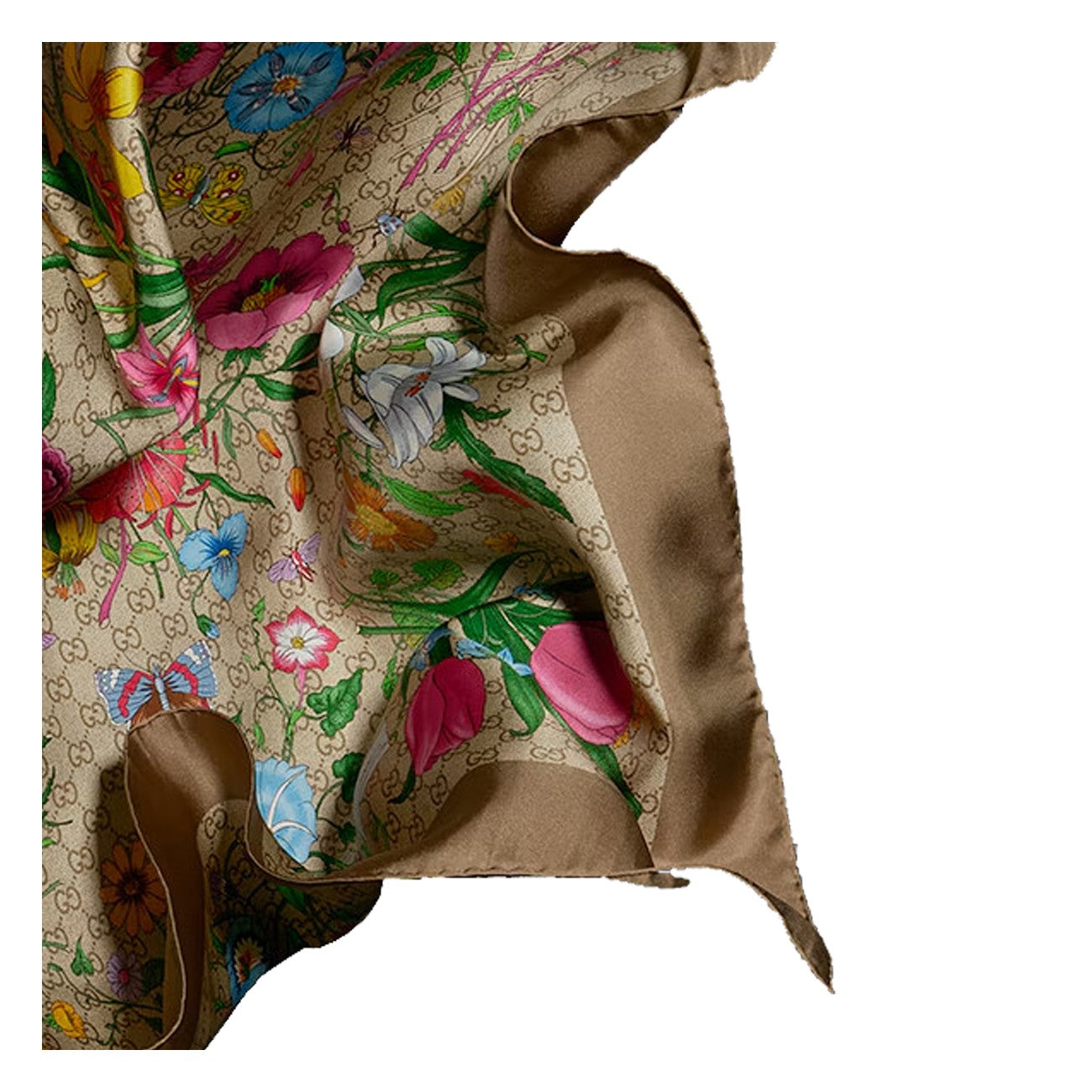 Gucci Women Printed Gg Silk Twill Carre' GUCCI