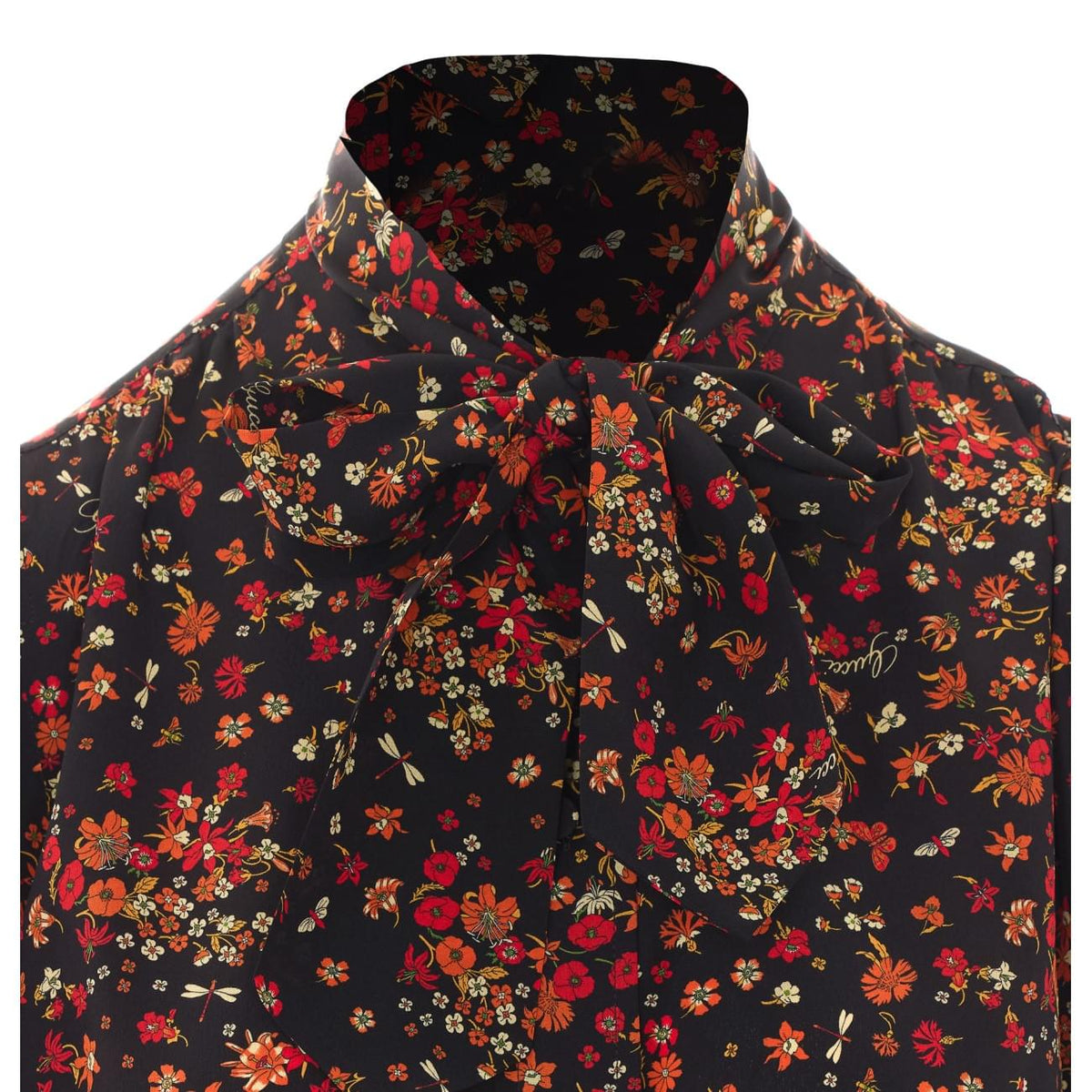 Gucci Women Printed Gucci Silk Shirt GUCCI