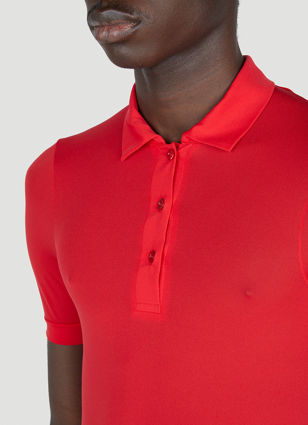 Raf Simons Men Stocking Polo Top