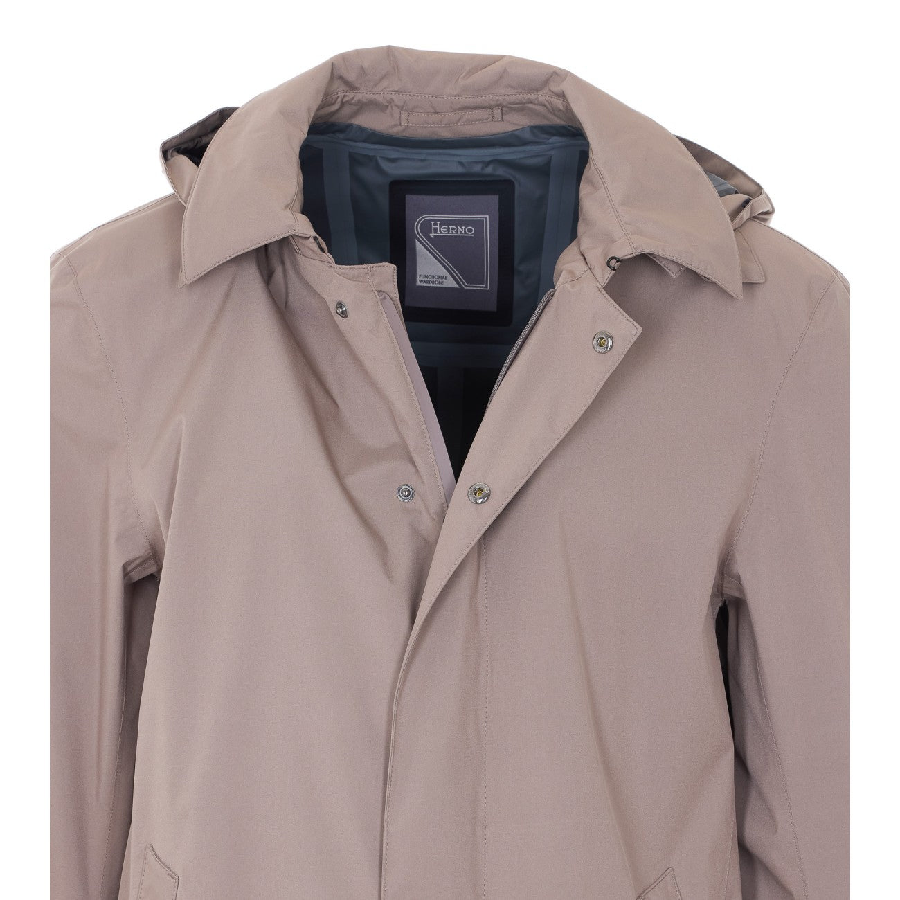 Herno Men Raincoat In 2 Layers Windstopper HERNO