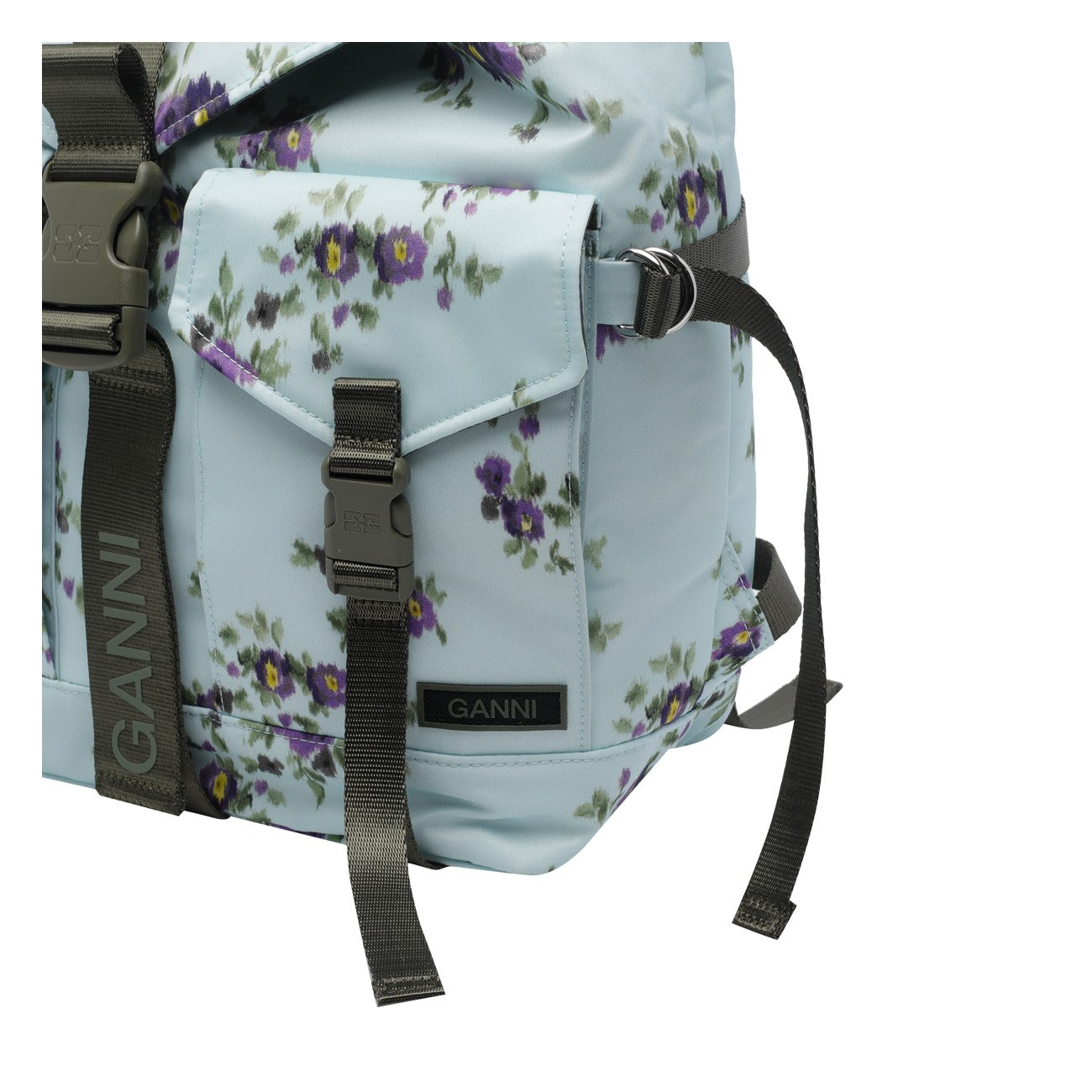 Ganni Women Re-Tech Printed Backpack GANNI