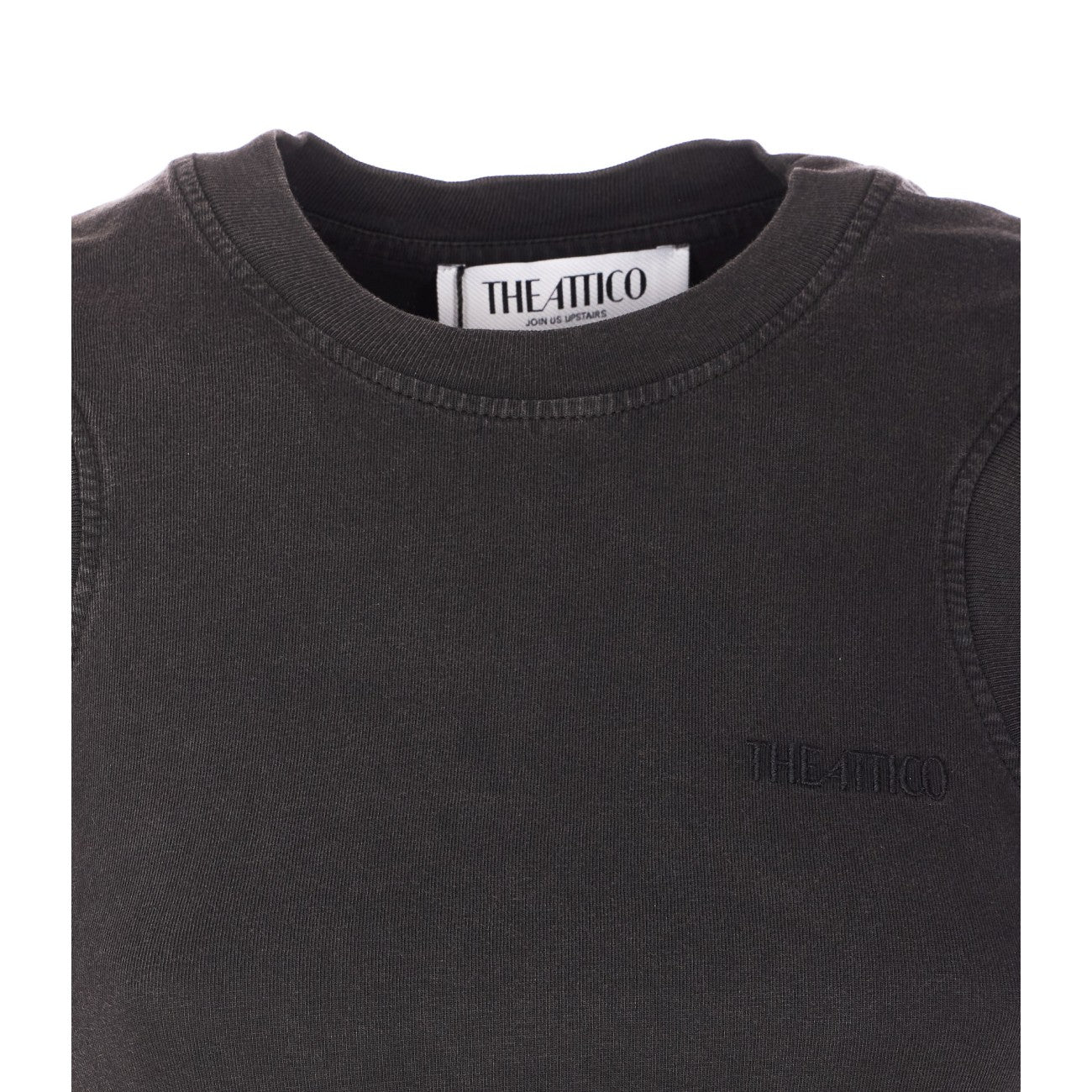 The Attico Women Reese Tank Top With Logo THE ATTICO