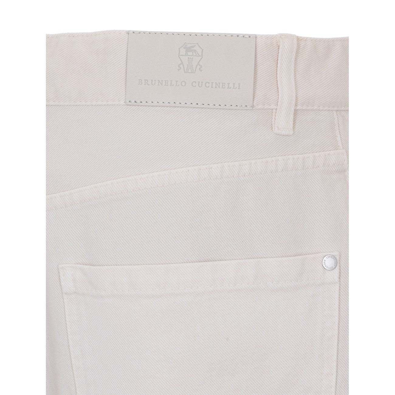 Brunello Cucinelli Women Relaxed Denim Trousers Dyed With A Monile BRUNELLO CUCINELLI