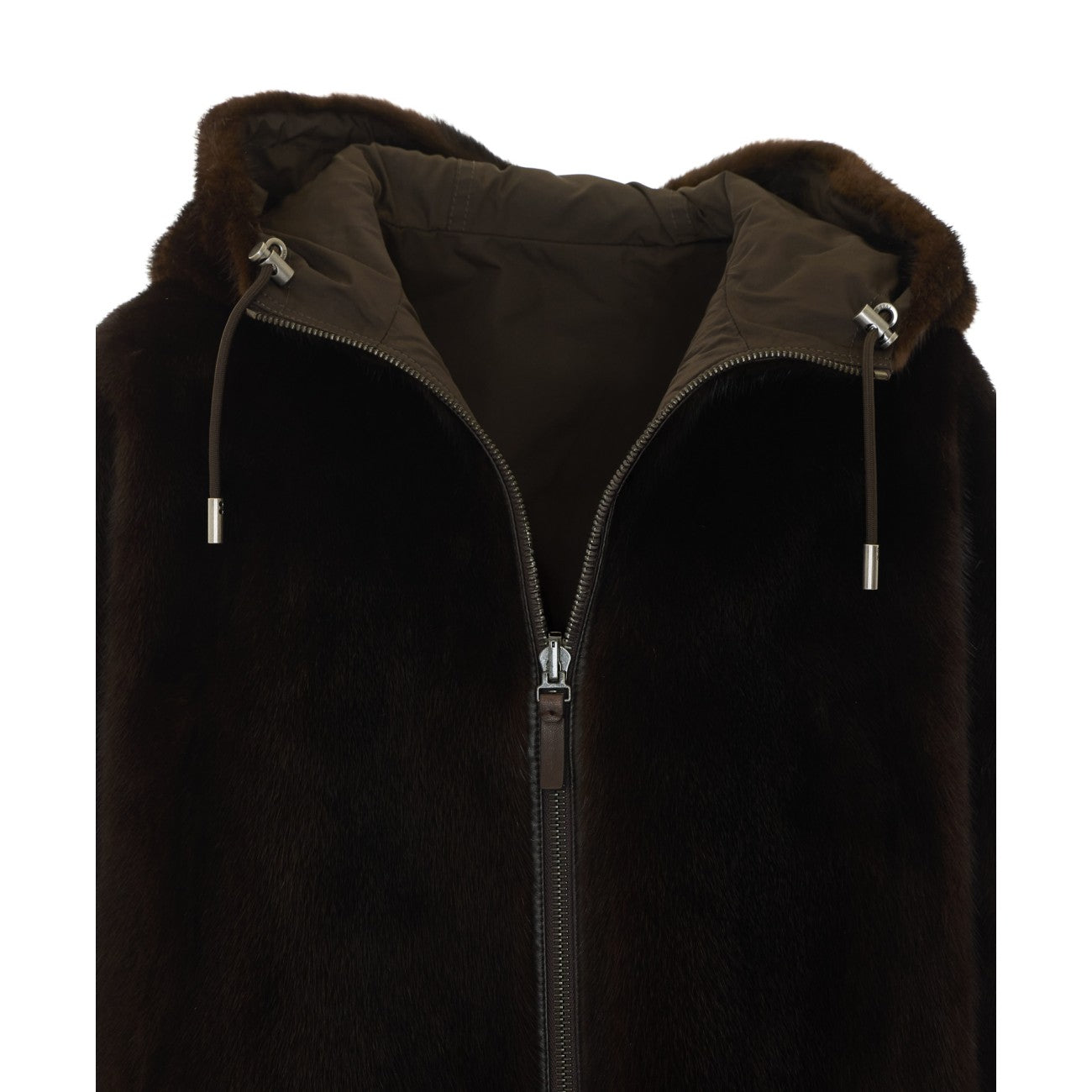 Yves Salomon Women Reversible Mink Jacket YVES SALOMON