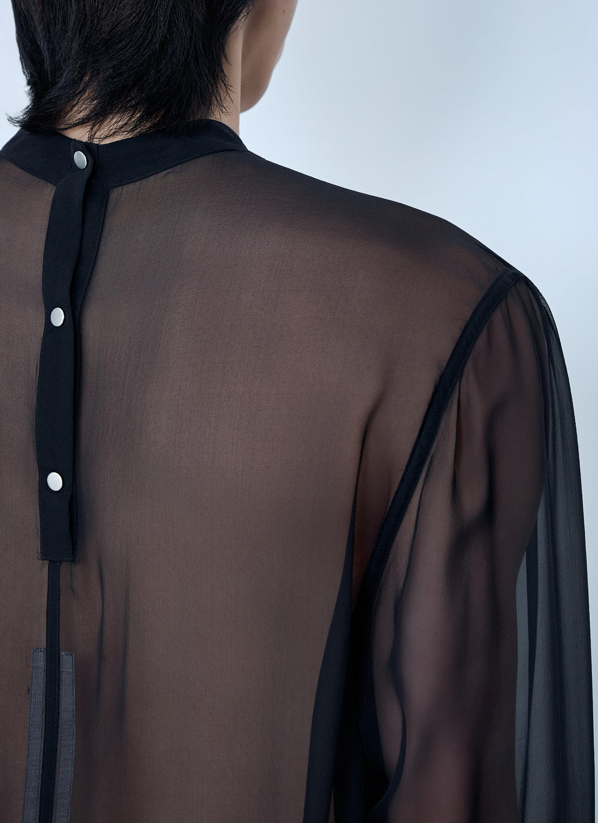 Rick Owens Men Sheer Panel Shirt RICK OWENS