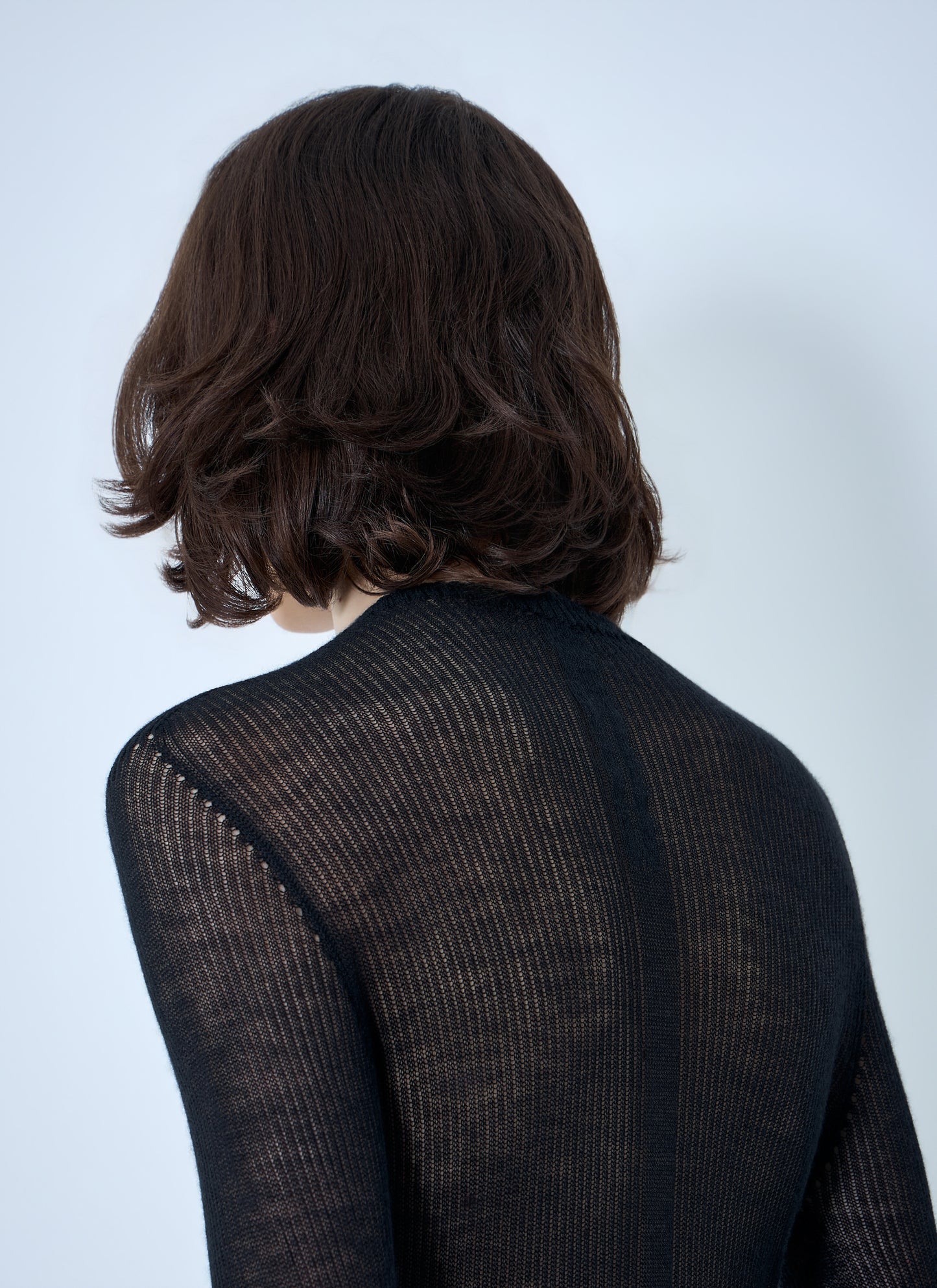 Rick Owens Men Sheer Knit Long Sleeve Top RICK OWENS
