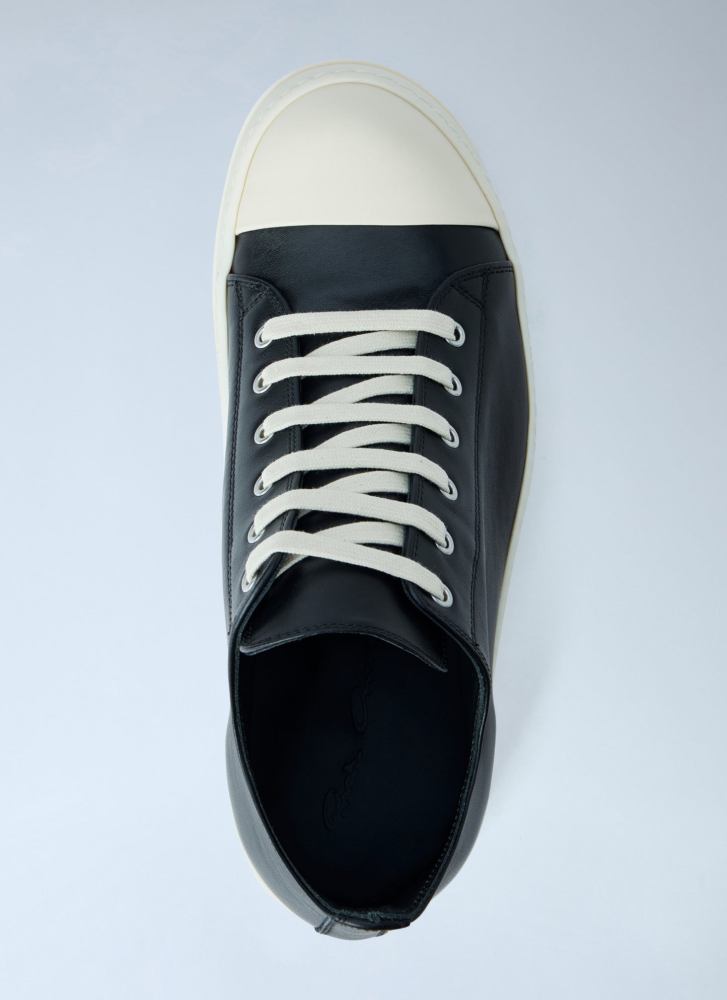 Rick Owens Men Leather Low-Top Sneakers RICK OWENS