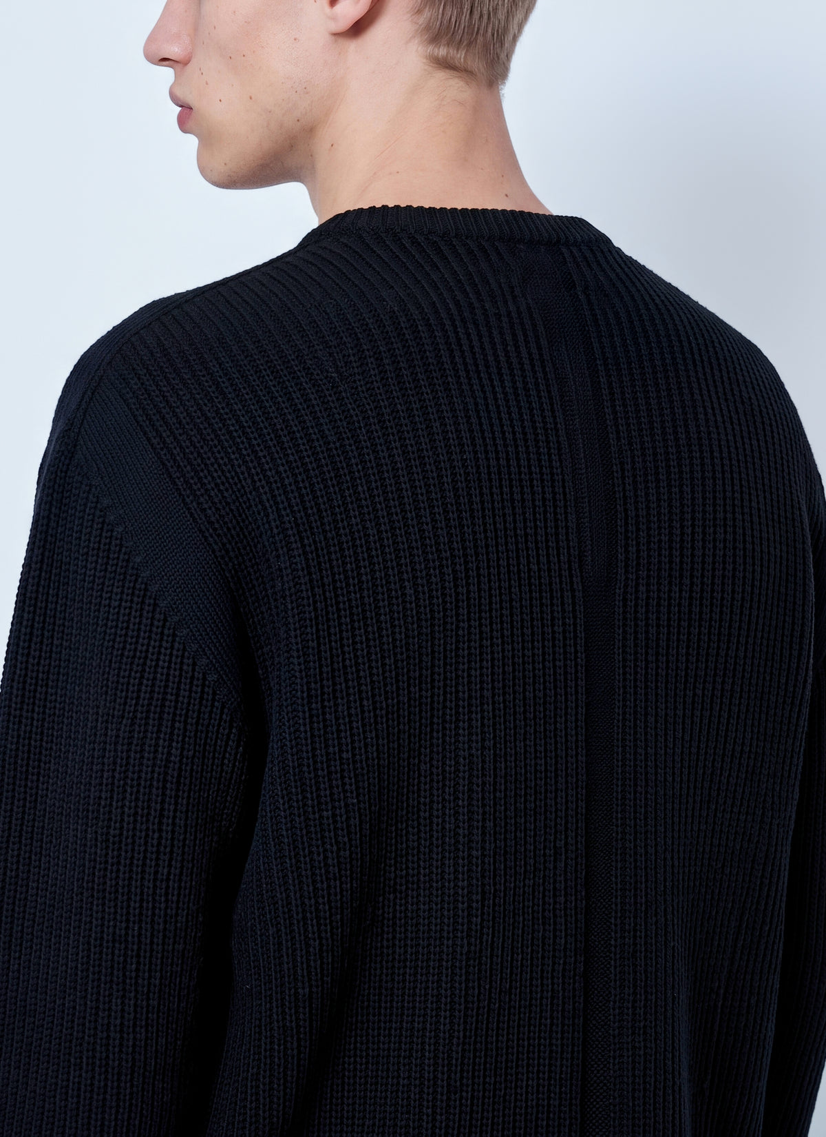 Rick Owens Men Fisherman Round Neck Sweater RICK OWENS
