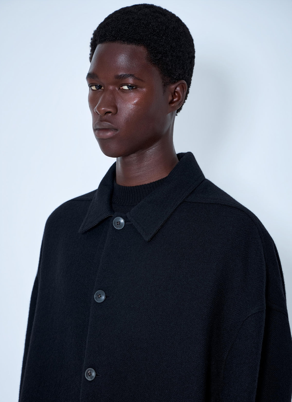 Rick Owens Men Buttoned Brad Coat RICK OWENS