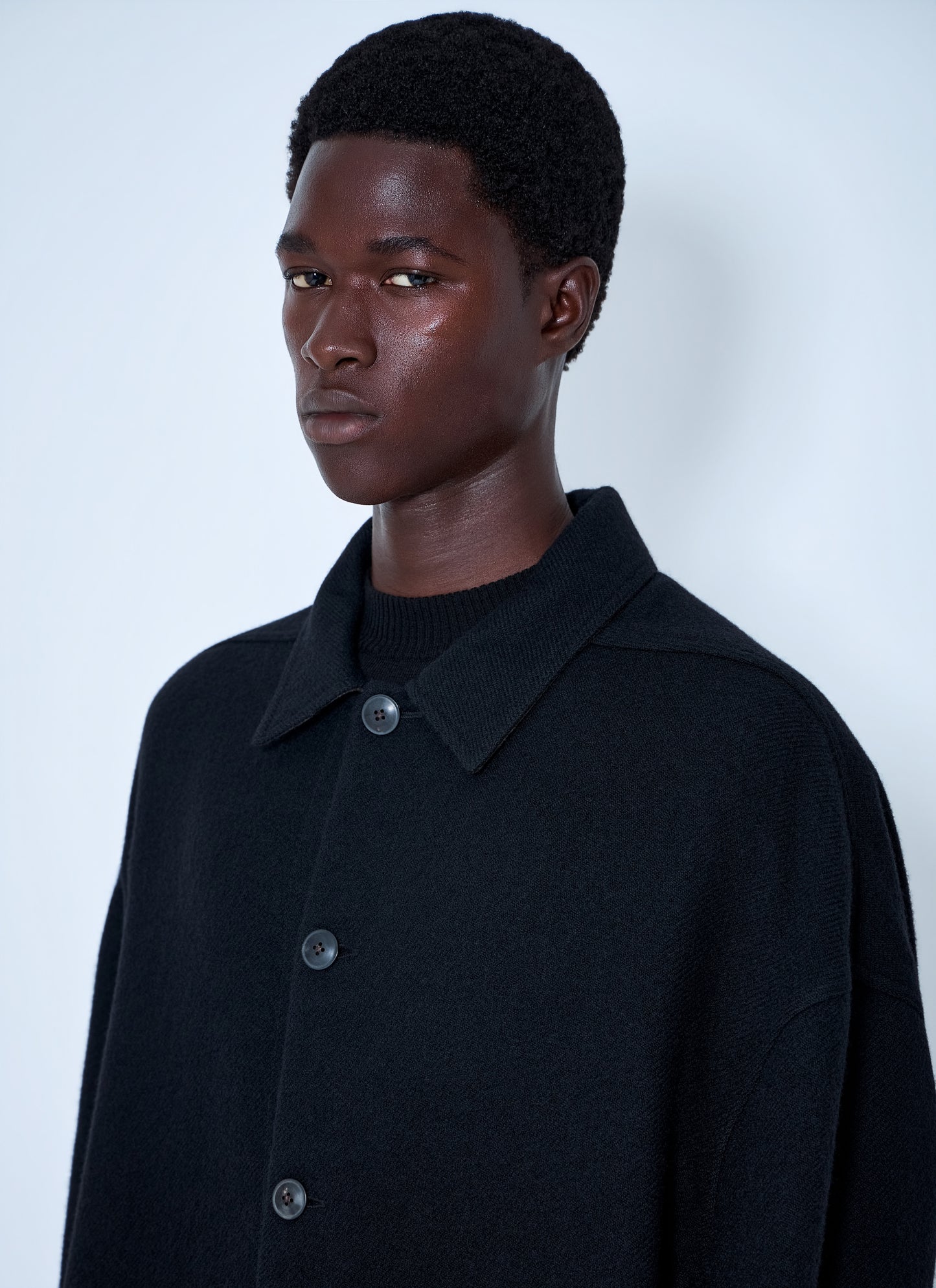 Rick Owens Men Buttoned Brad Coat RICK OWENS