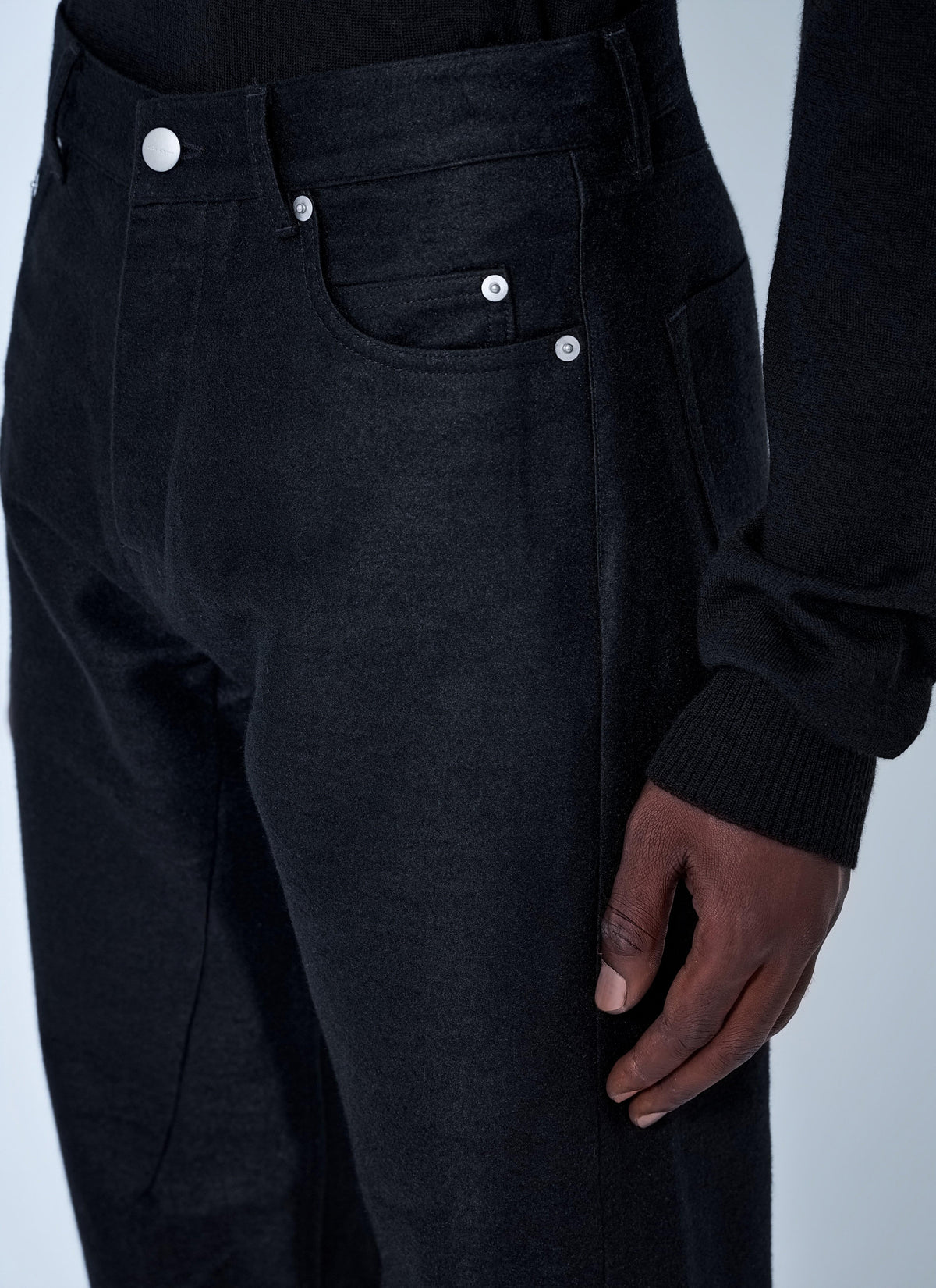 Rick Owens Men Straight-Leg Denim Trousers RICK OWENS