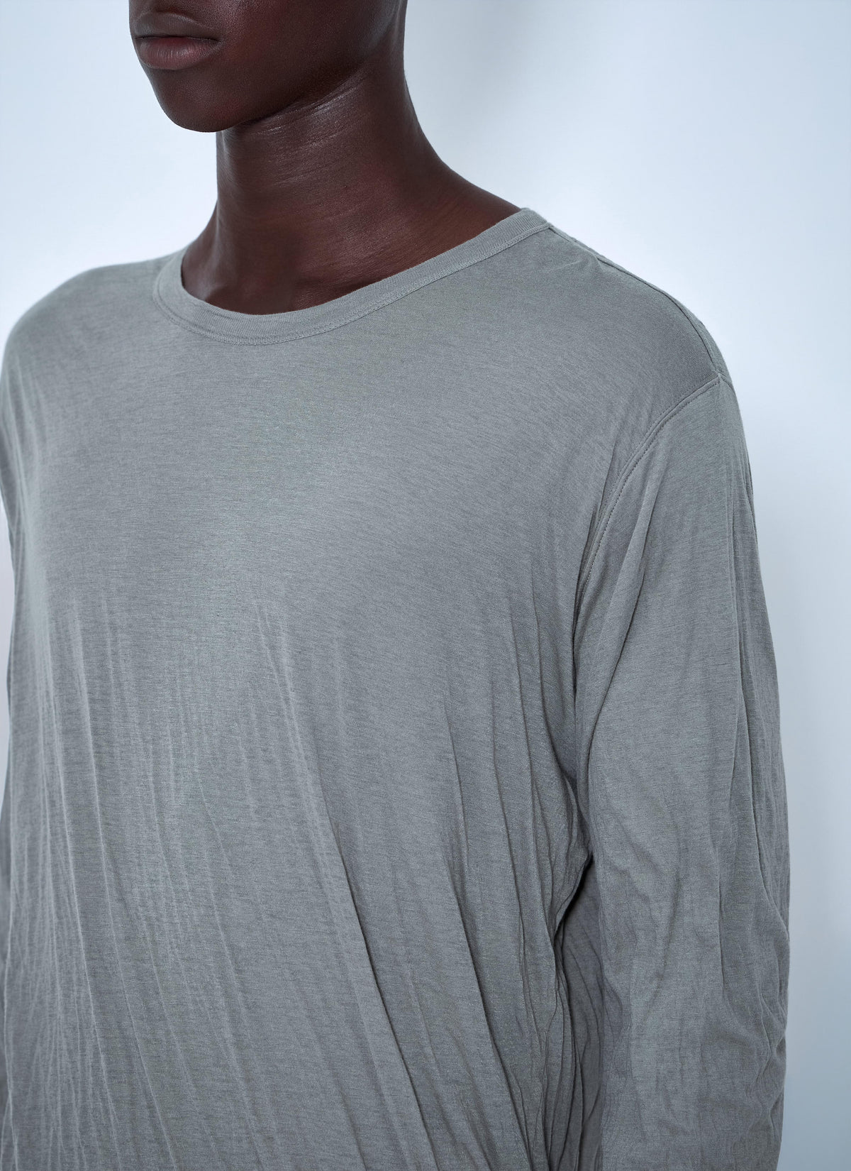 Rick Owens Men Jumbo Double Ls T-Shirt RICK OWENS
